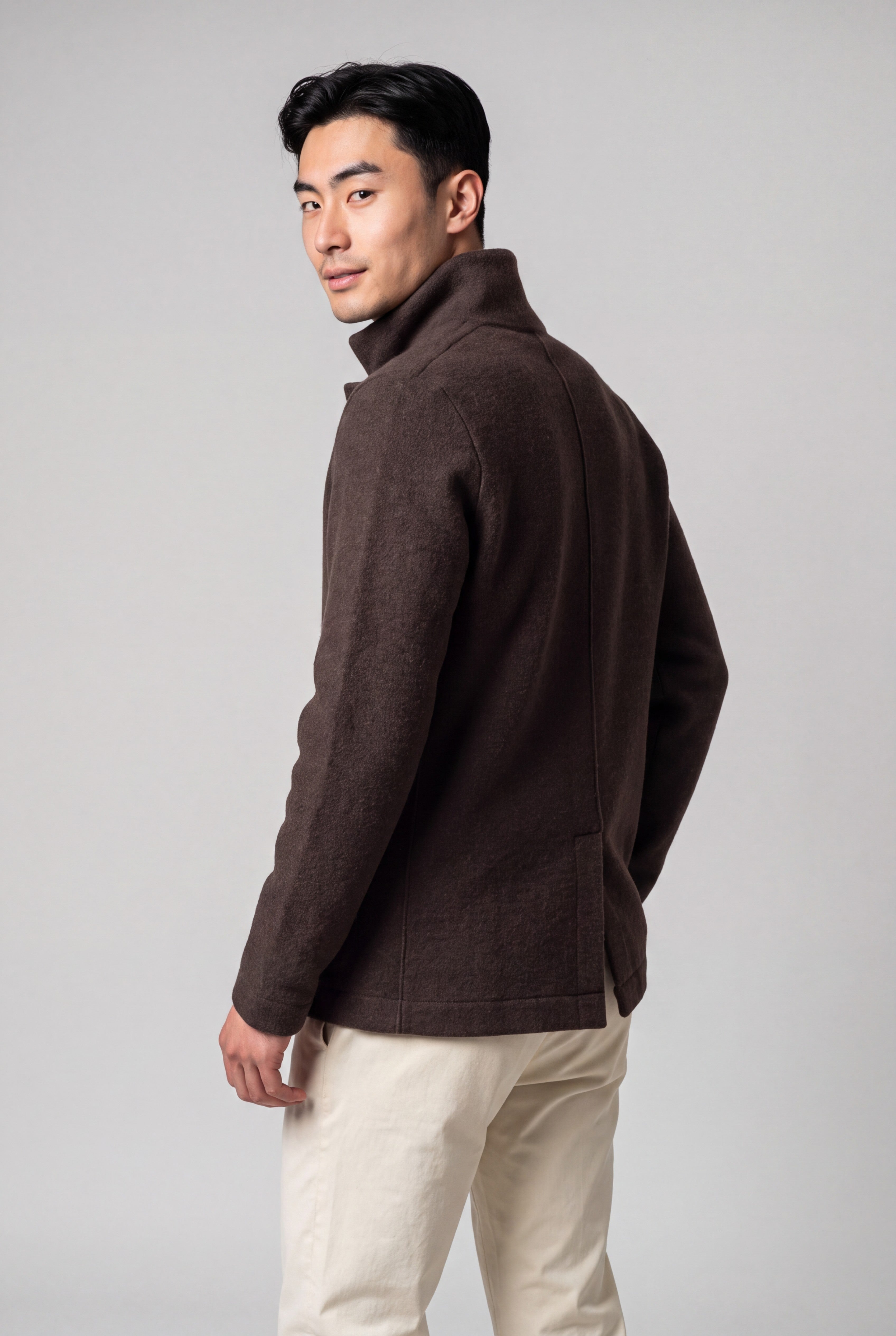 Knitted Blazer Peat 100% Cashmere