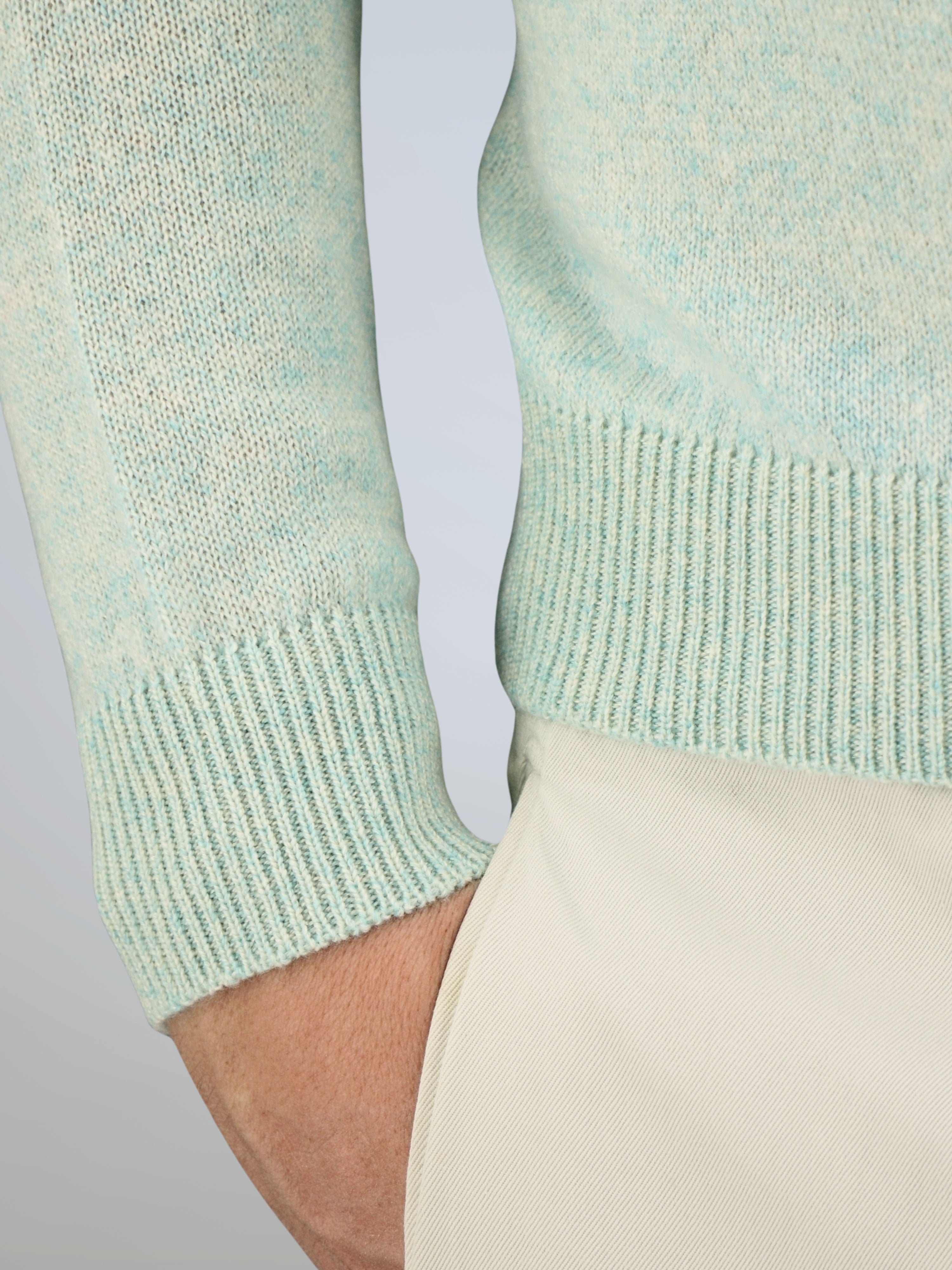 Girocollo Nuvola Acquamarina 100% Cashmere