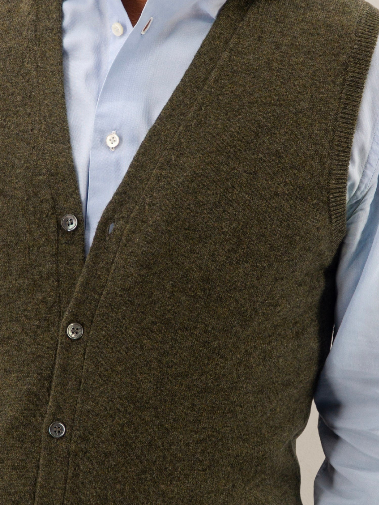 GILET BOTTONI BORNEO 100% CASHMERE