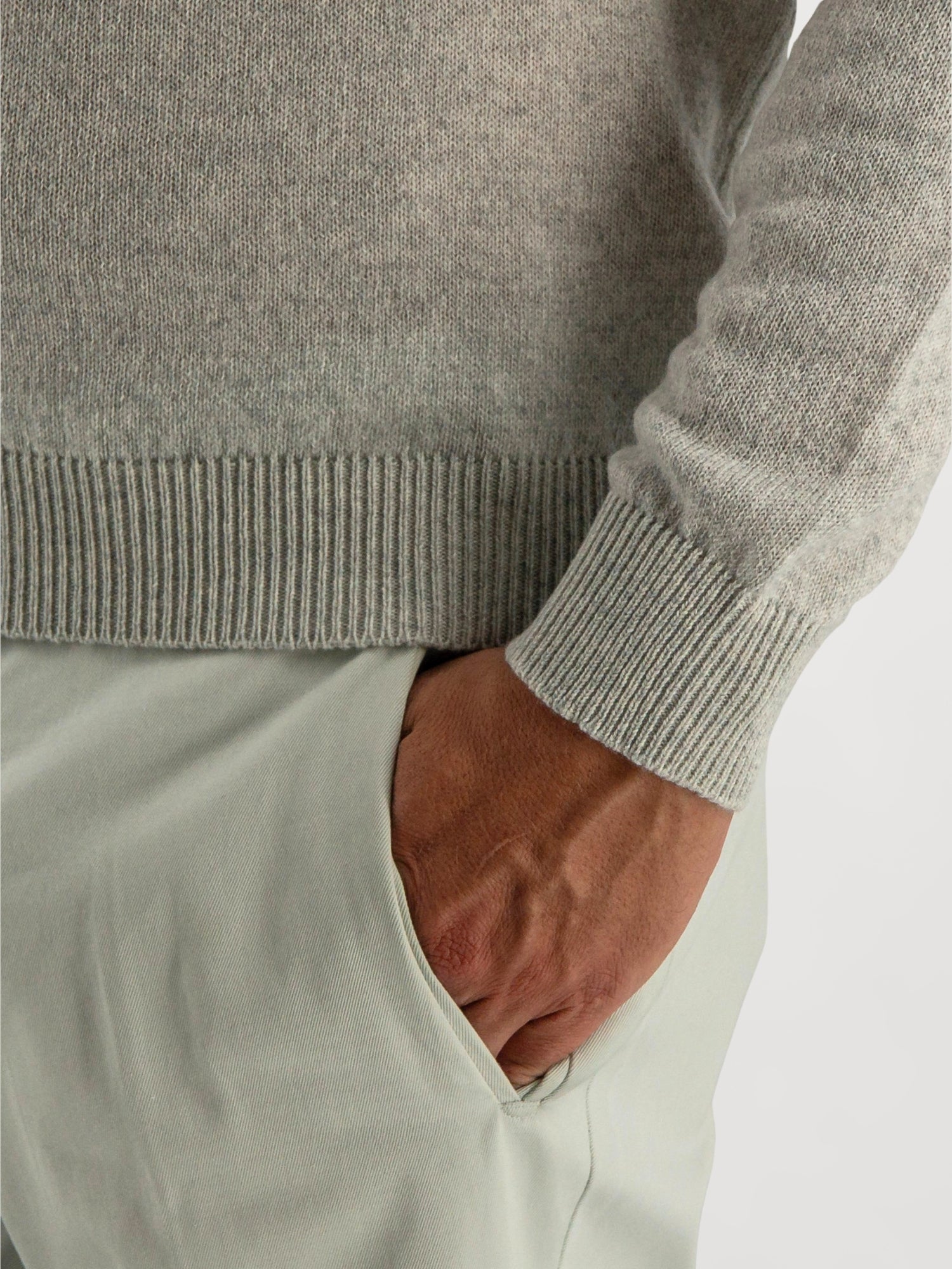 Girocollo Nuvola Fog 100% Cashmere