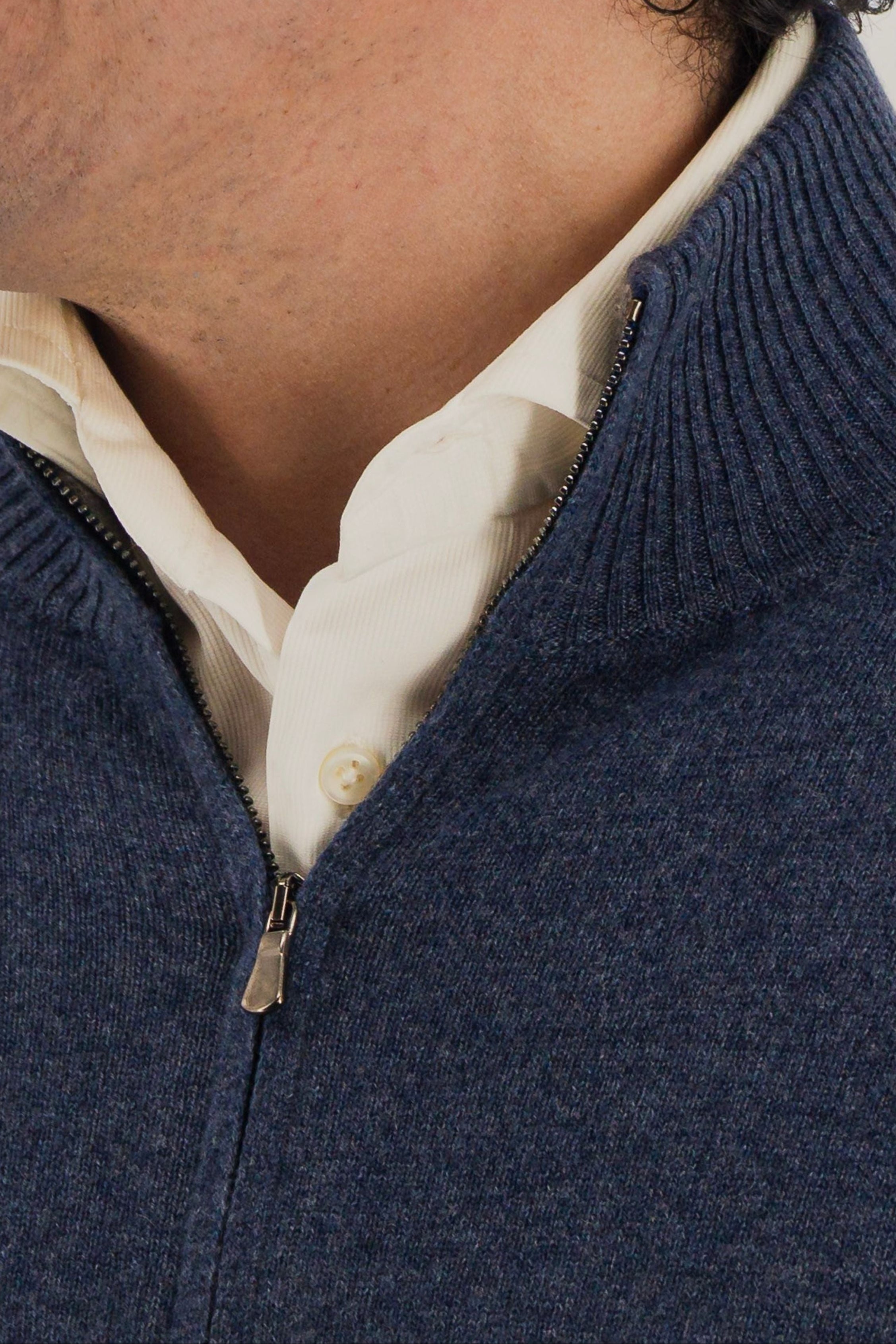 Full Zip 100% Cashmere Eclipse