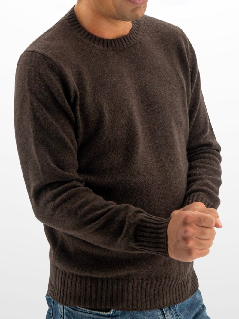 Girocollo Fleece Moro 100% Cashmere