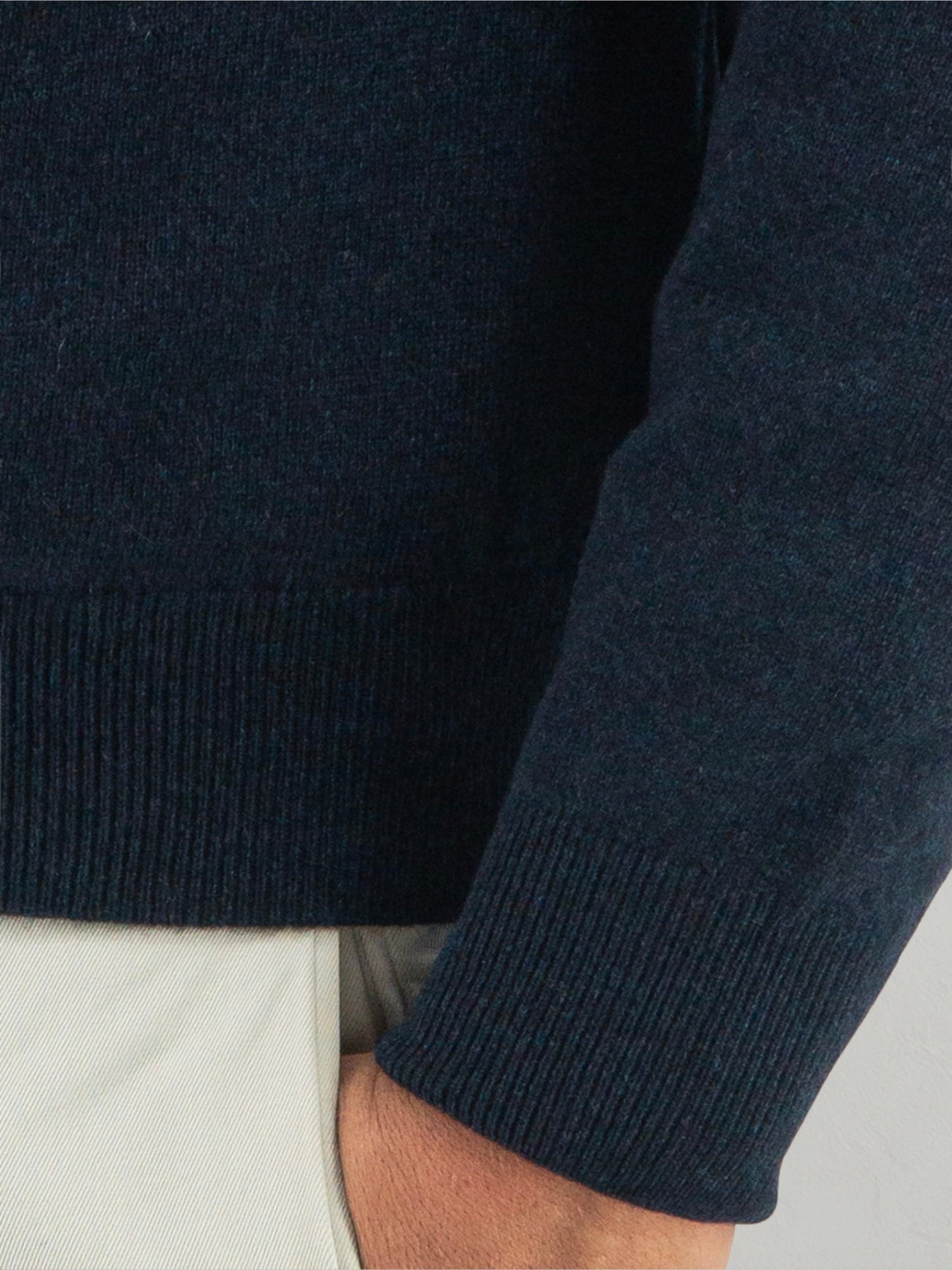 Cardigan 2 Ply 100% Cashmere - Moka