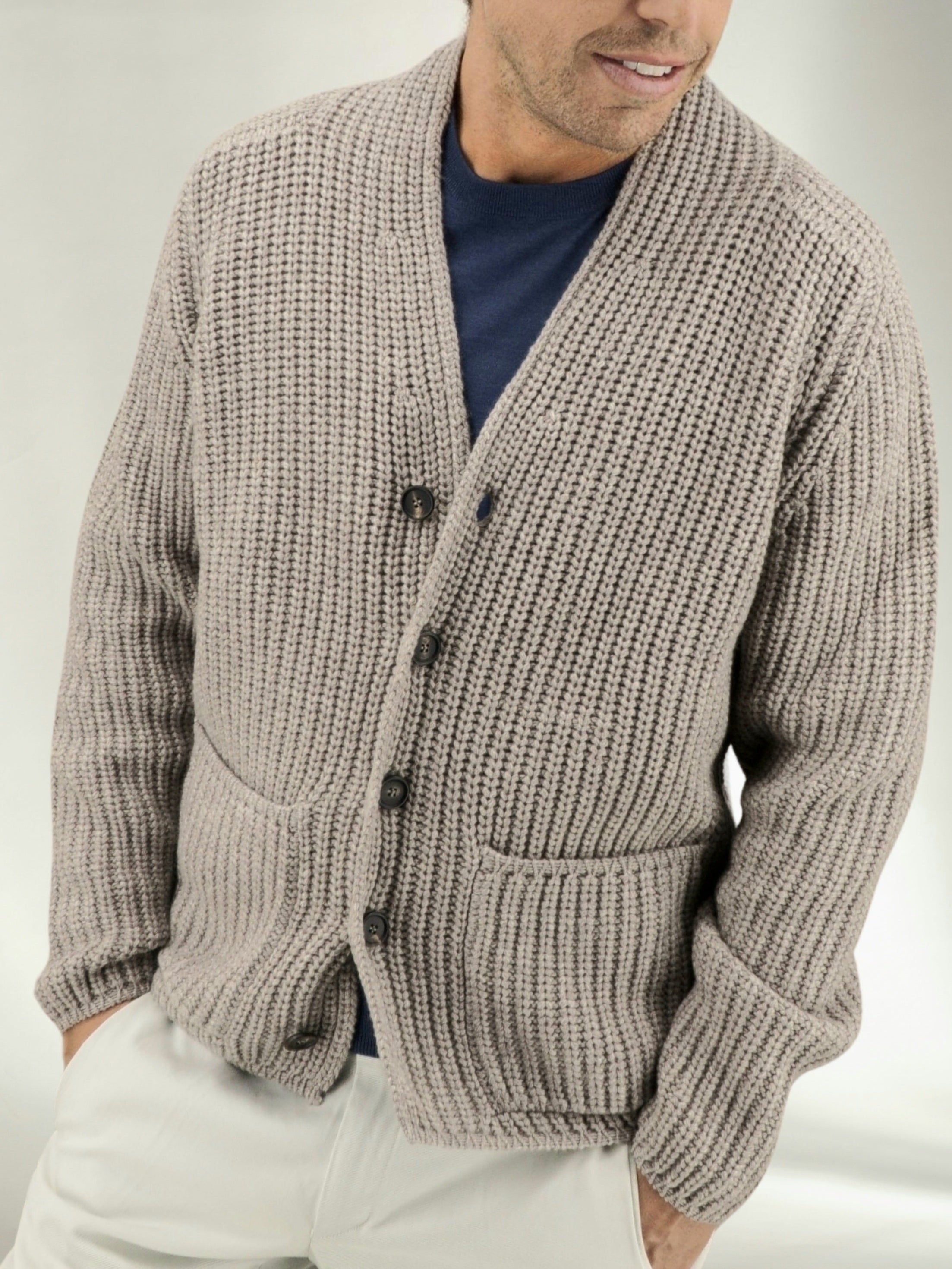 Cardigan Edinburgh Juta100% Cashmere