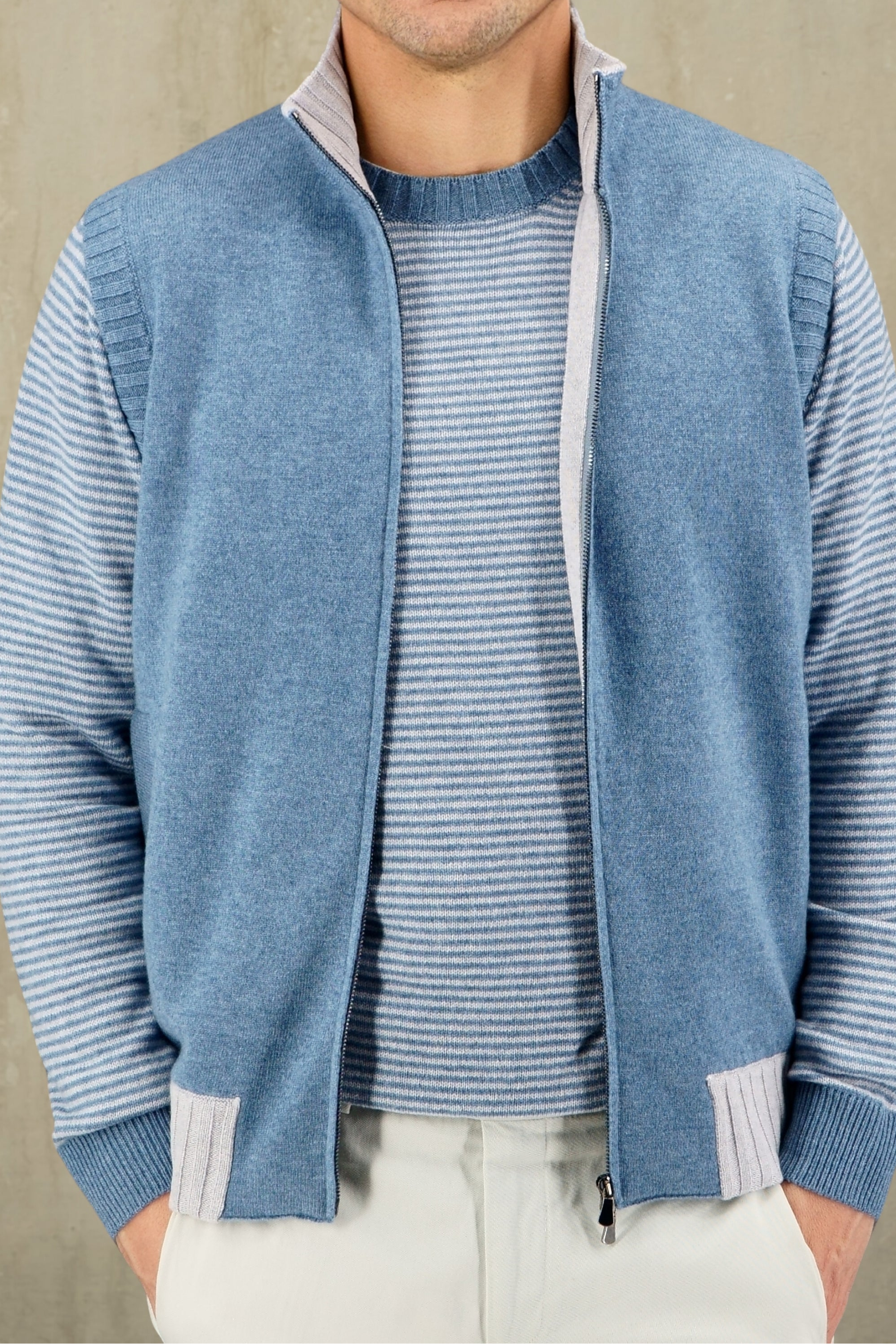 Double Vest Vela 100% Cashmere