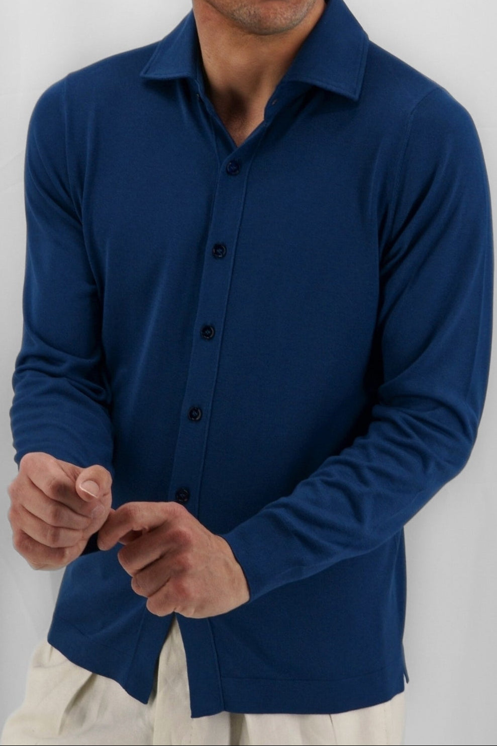Knit Shirt Portofino 100% Silk