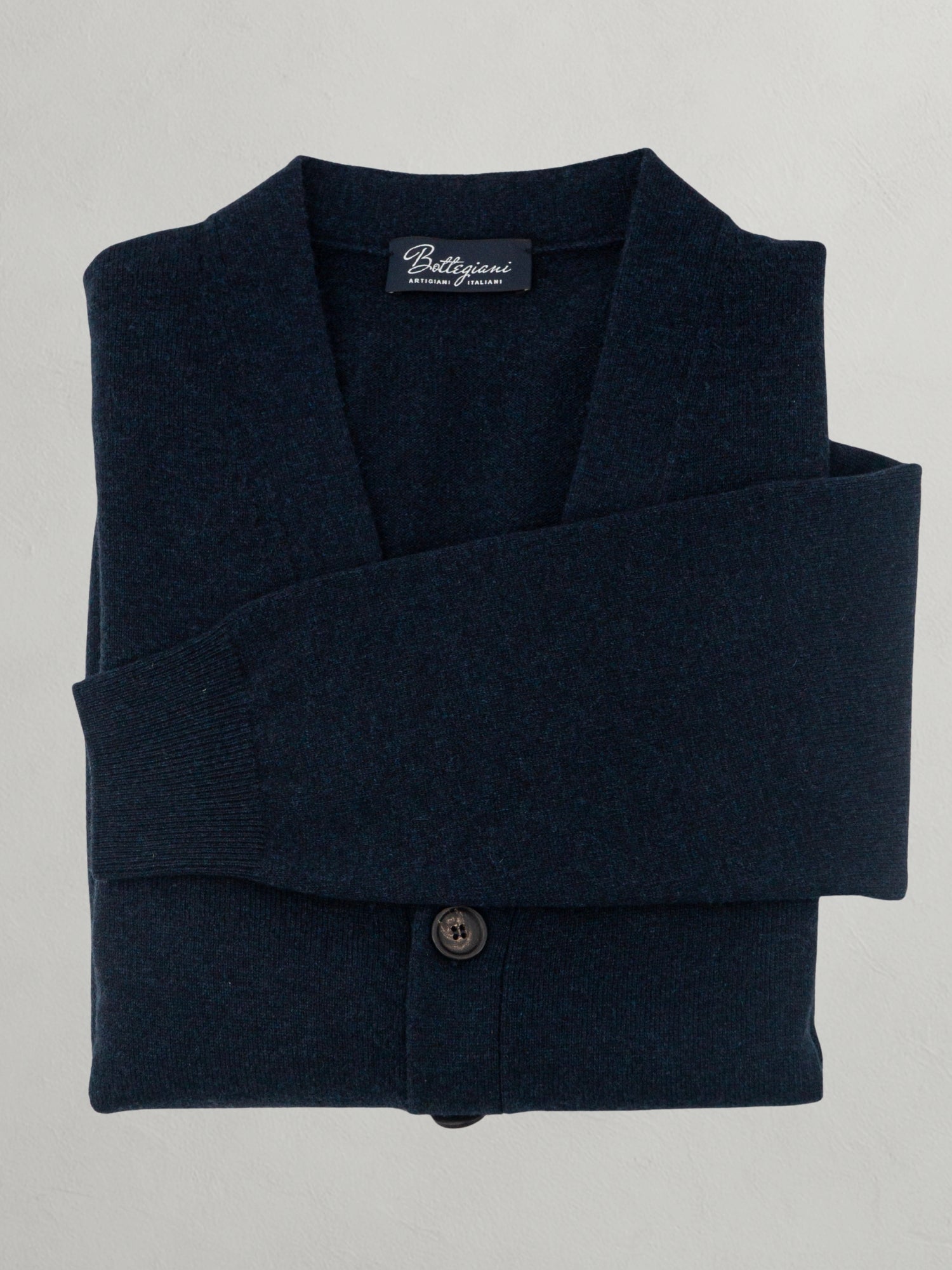 Cardigan 2 Ply 100% Cashmere - Moka