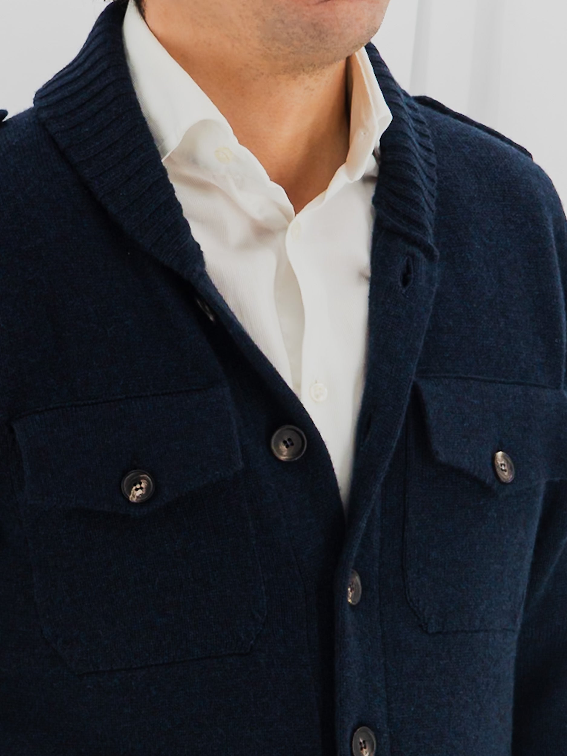 Giacca Brera Blu Navy 100% Cashmere