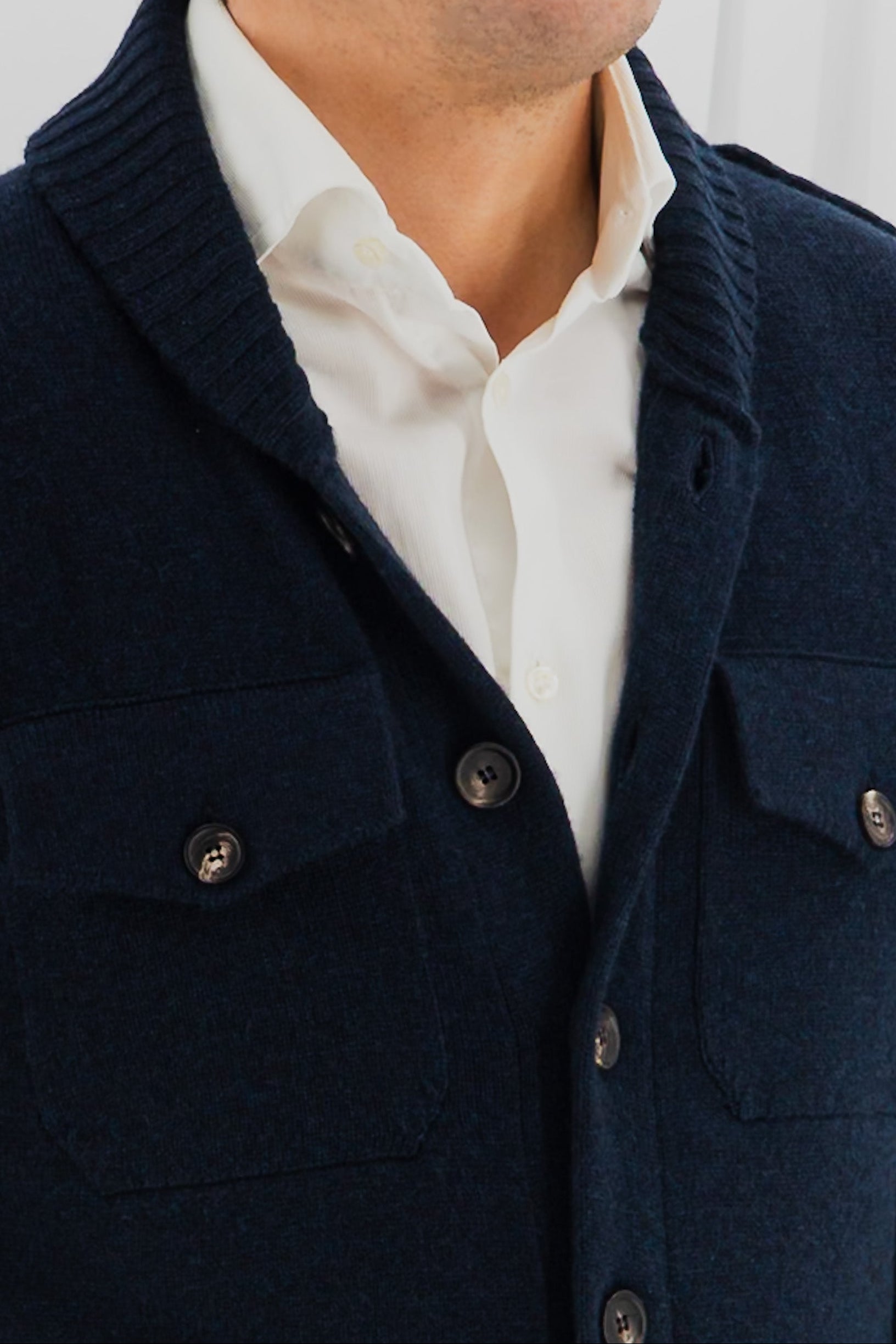Giacca Brera Blu Navy 100% Cashmere