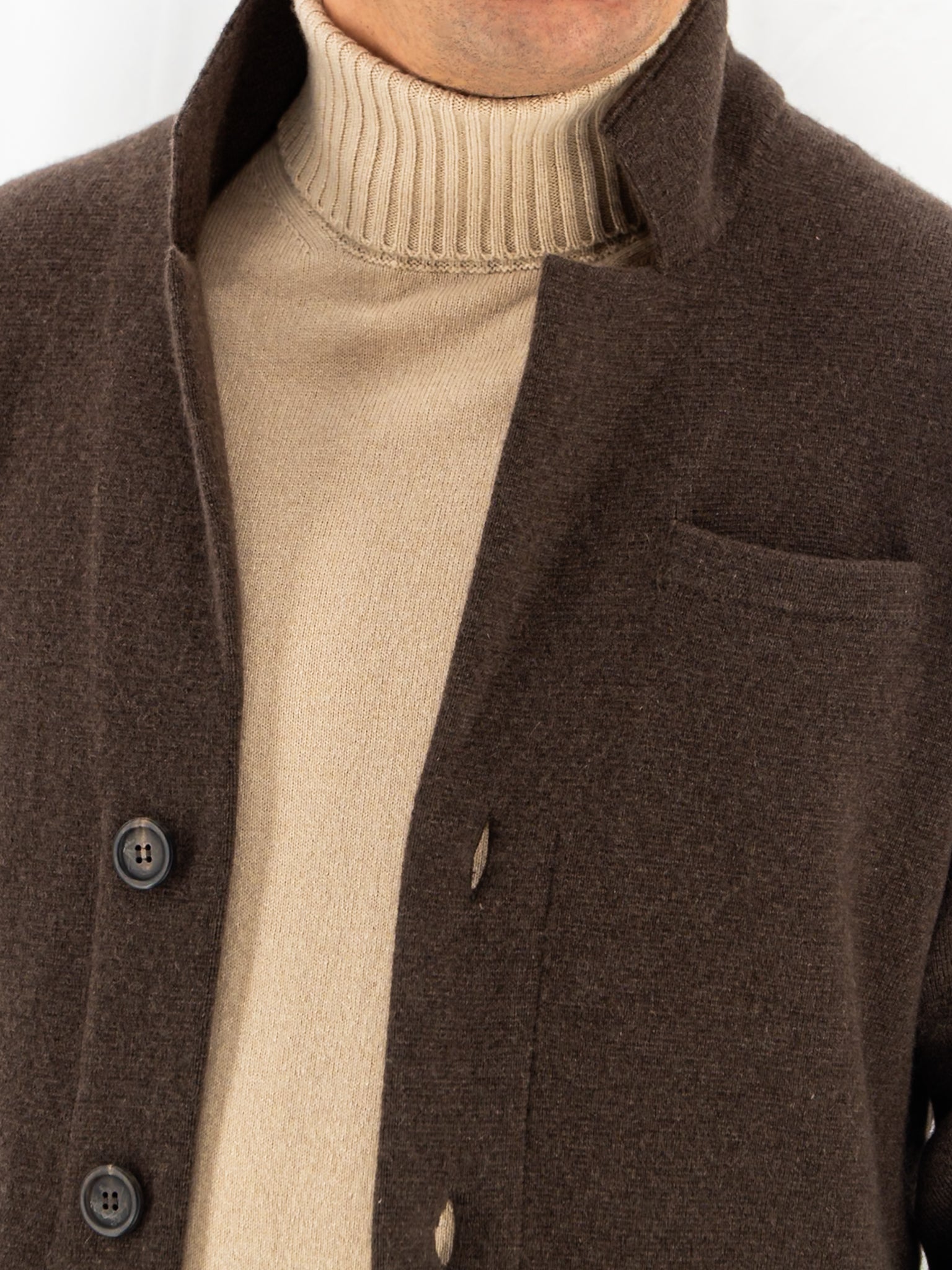 Maglia Blazer Peat 100% Cashmere