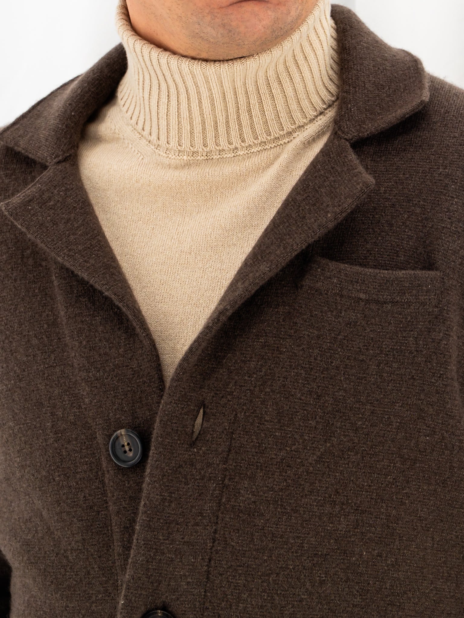 Maglia Blazer Peat 100% Cashmere