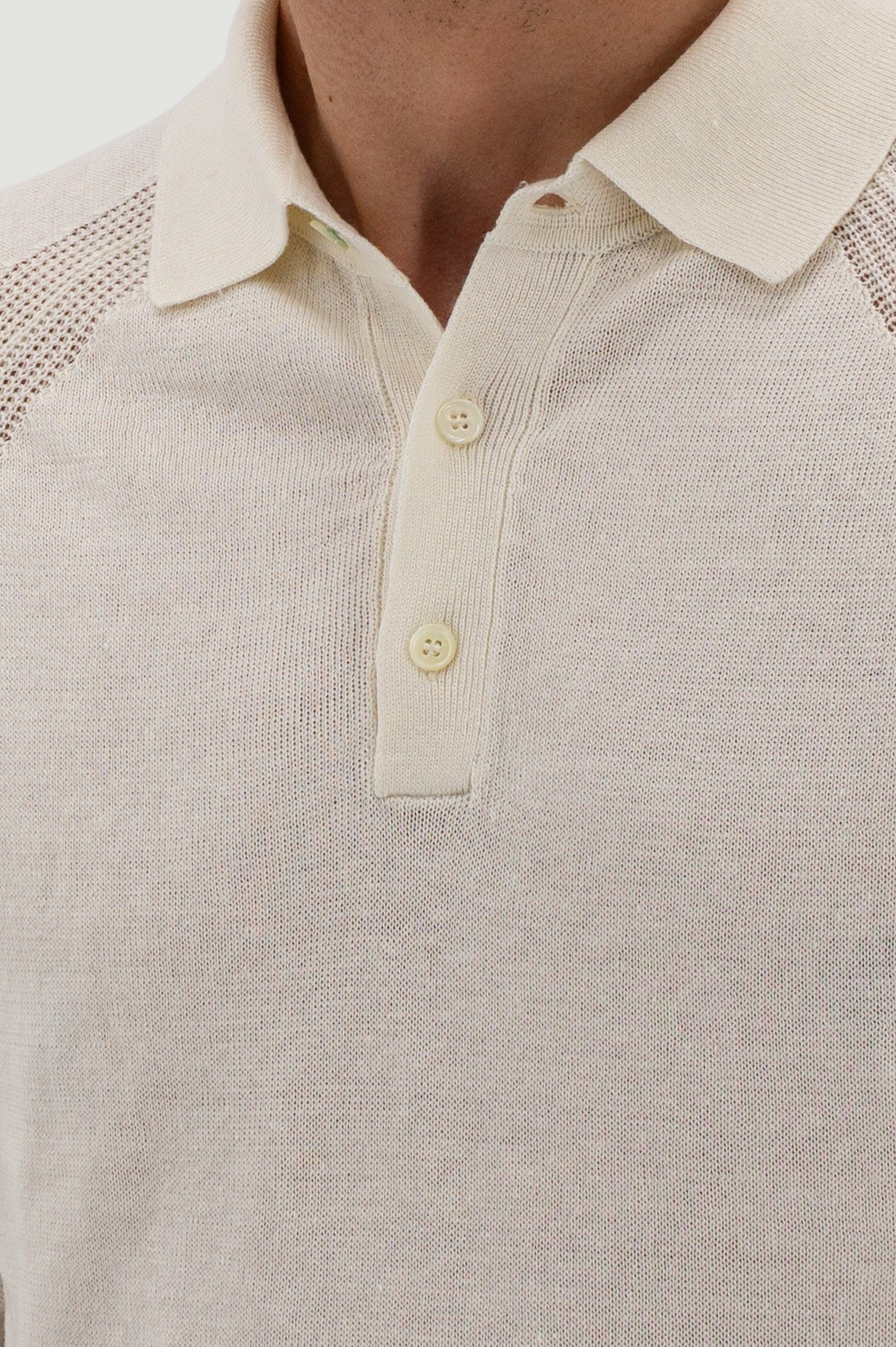 Polo Malibu ML Latte 68% Lino 32% Cotone