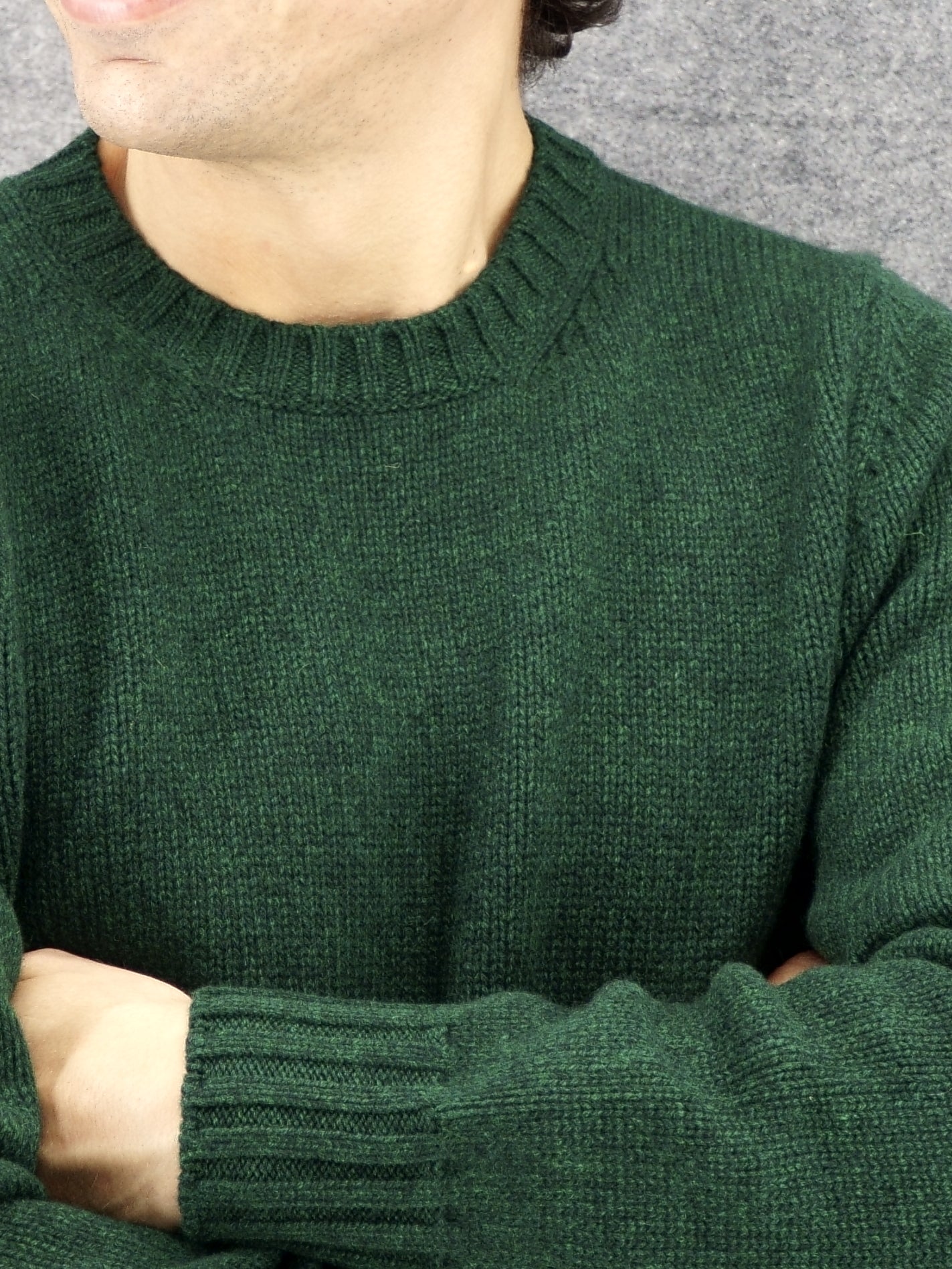 Girocollo Dolomiti Verdone 100% Cashmere