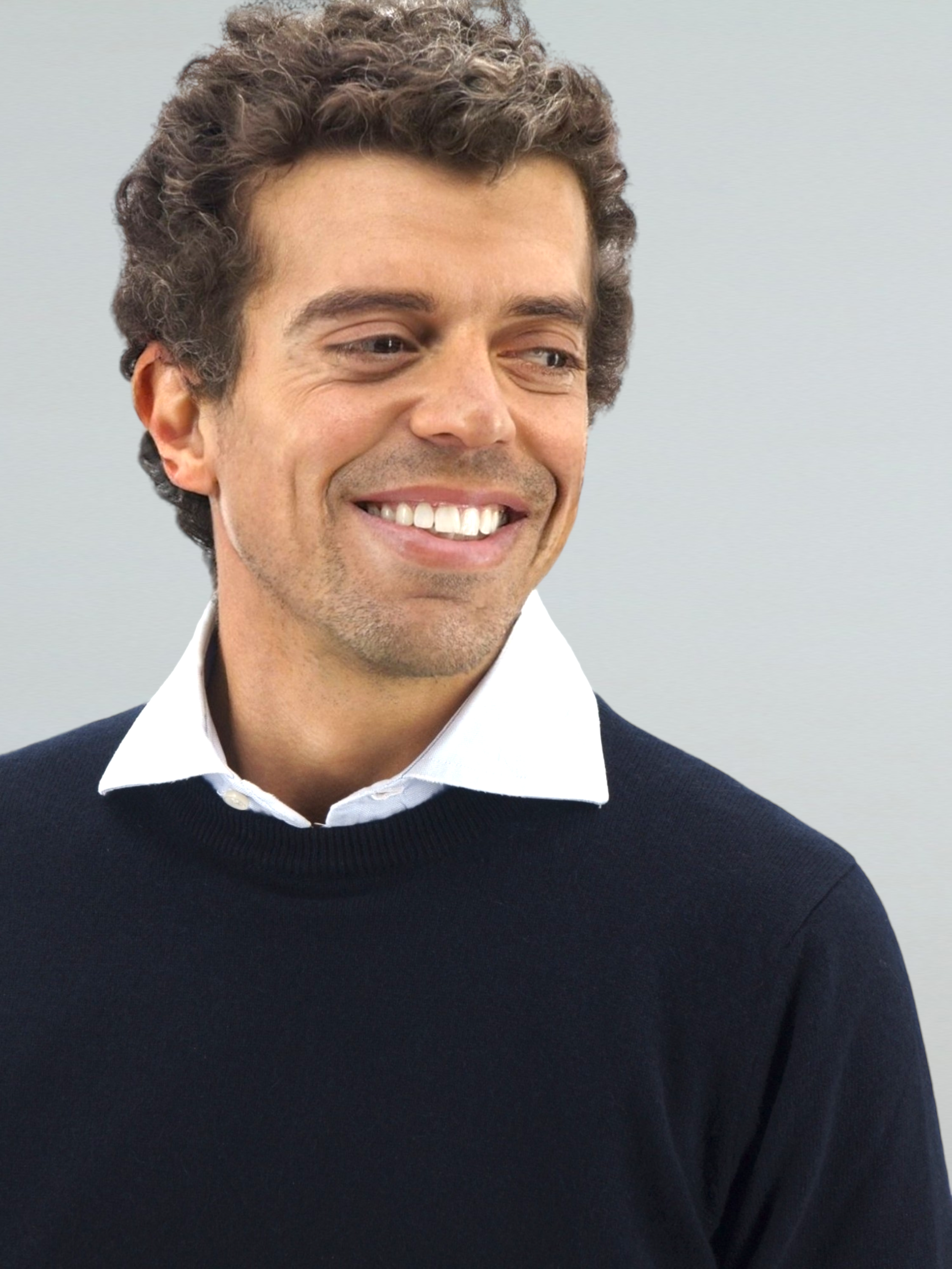 Girocollo Classic Blu Notte 100% Cashmere