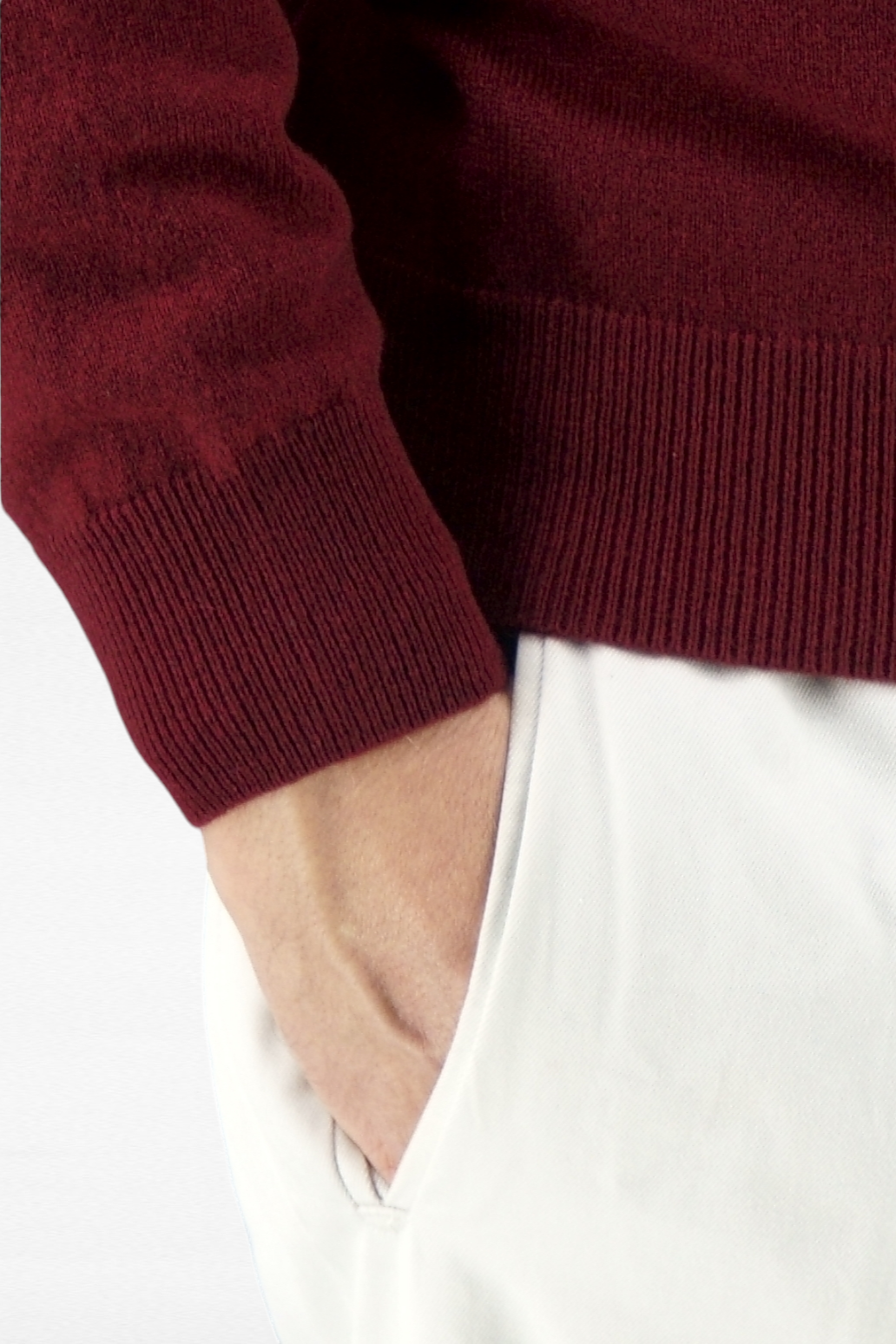 Classic Turtleneck Bordeaux 100% Cashmere