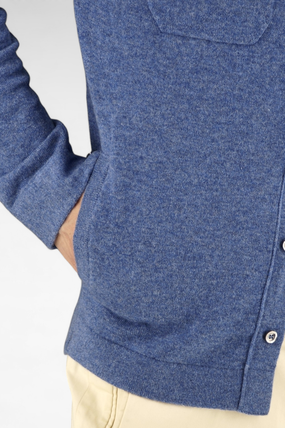 Camicia Safari Oxford 100% Cashmere