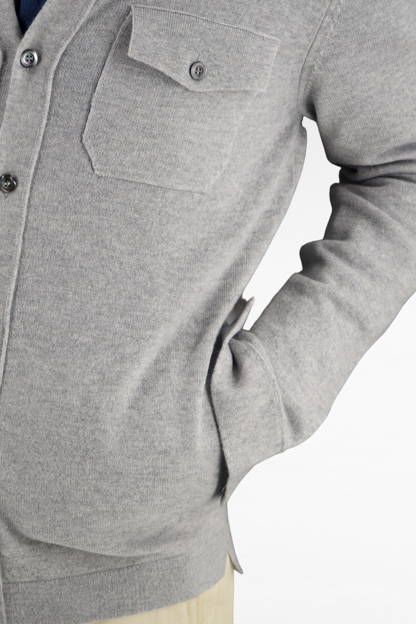 Camicia Safari Selenite 100% Cashmere