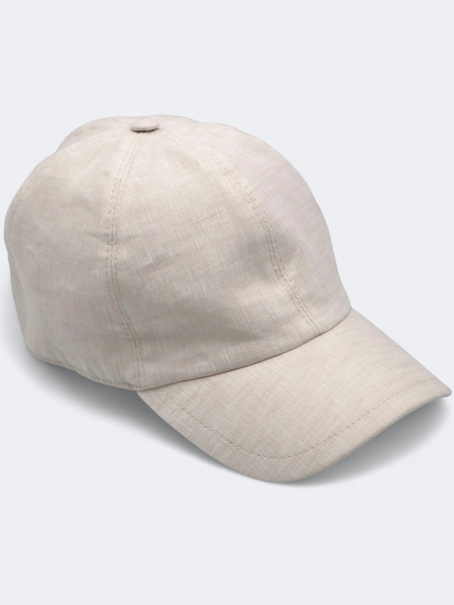 Baseball Cap Ecrù 100% Linen