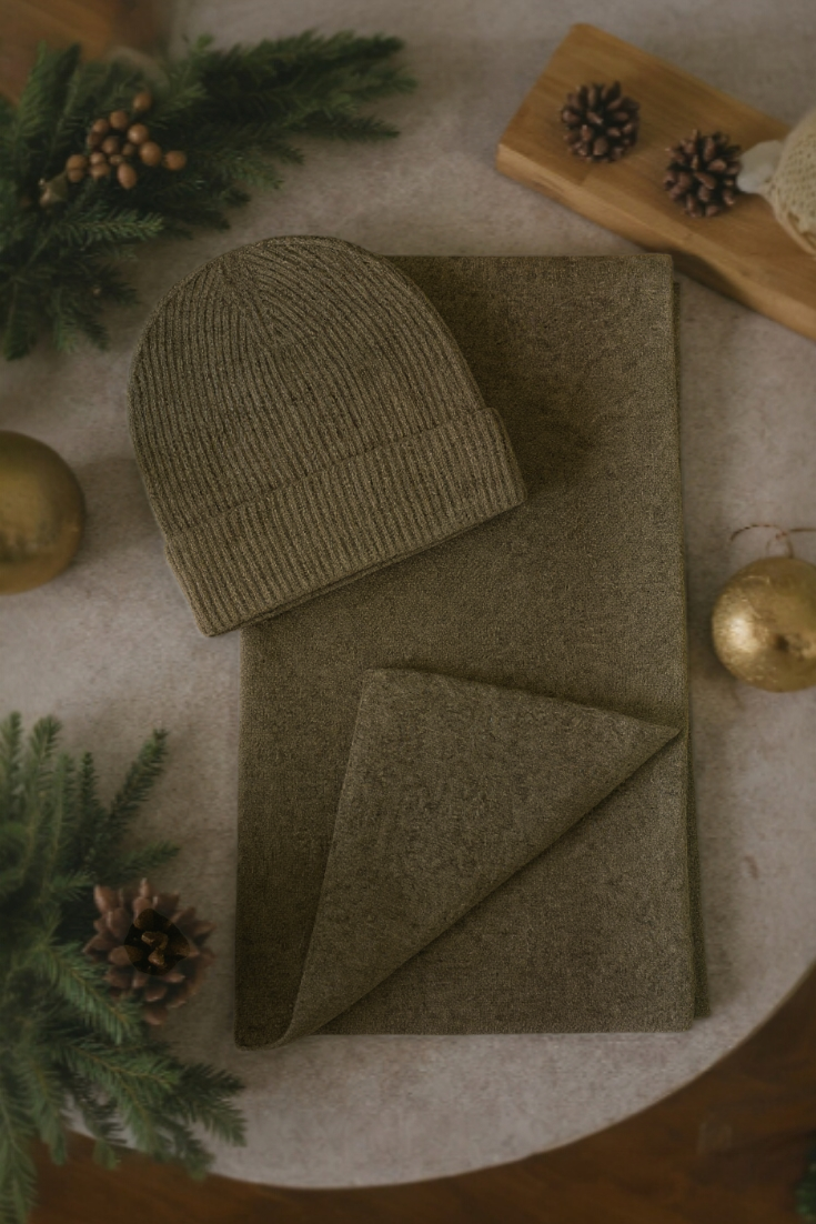 Sciarpa + Cappello Alpine Green