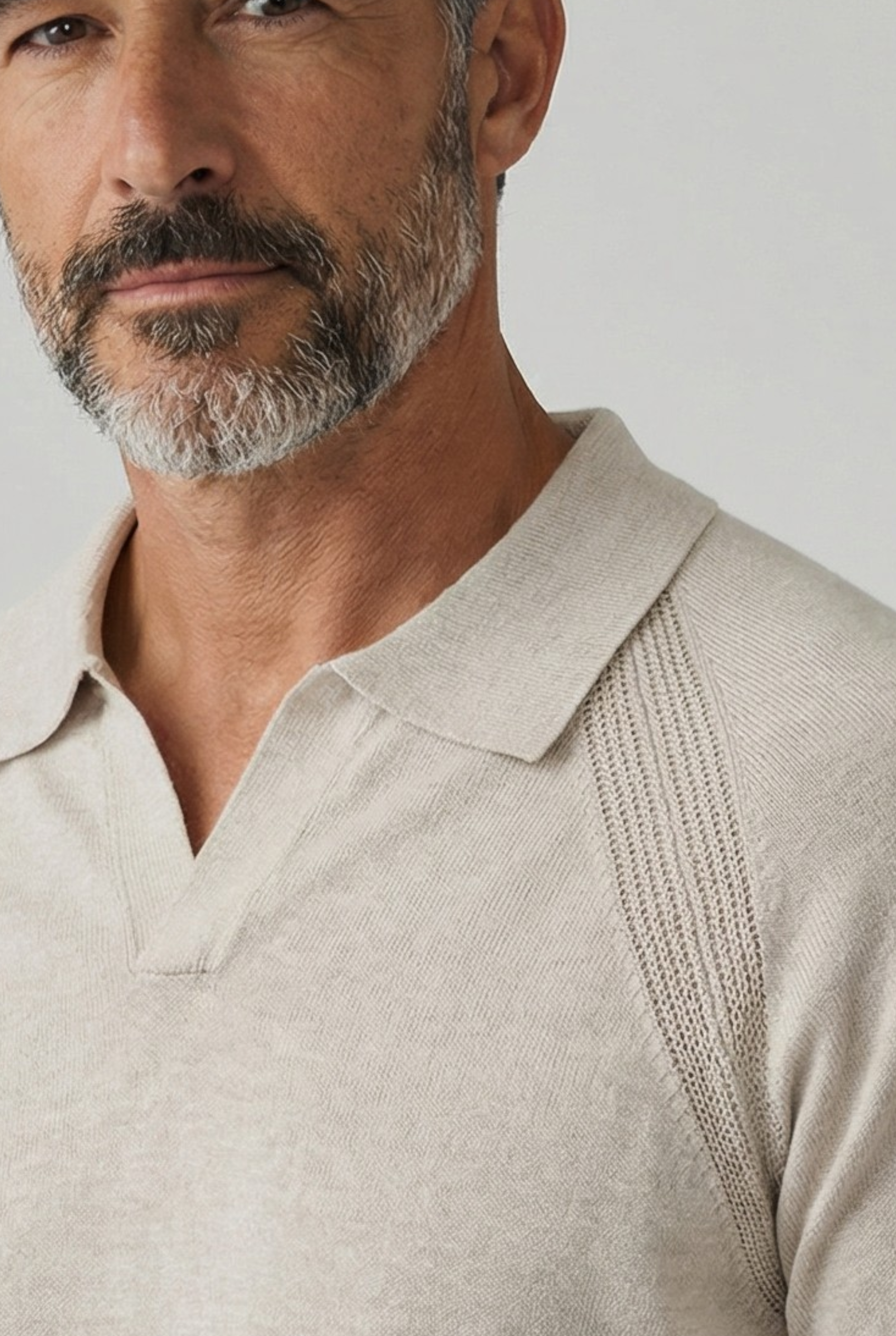 Polo Malibu Cloud 68% Lino 32% Cotone