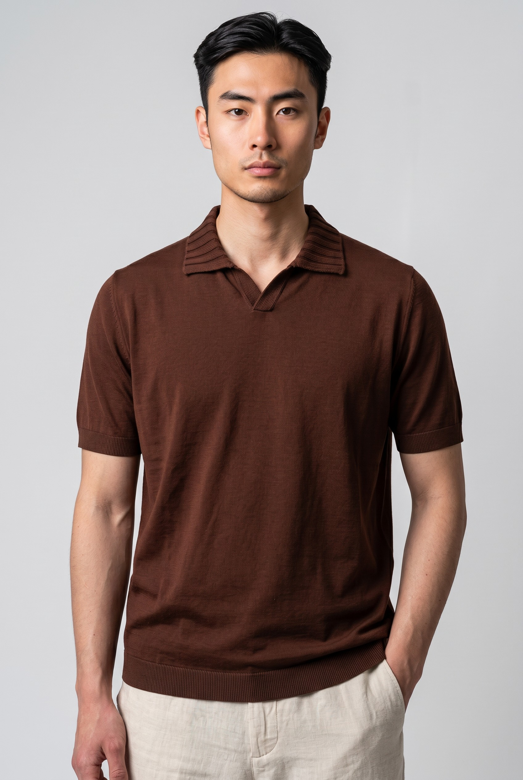 Polo Costiera Mogano 100% Cotton