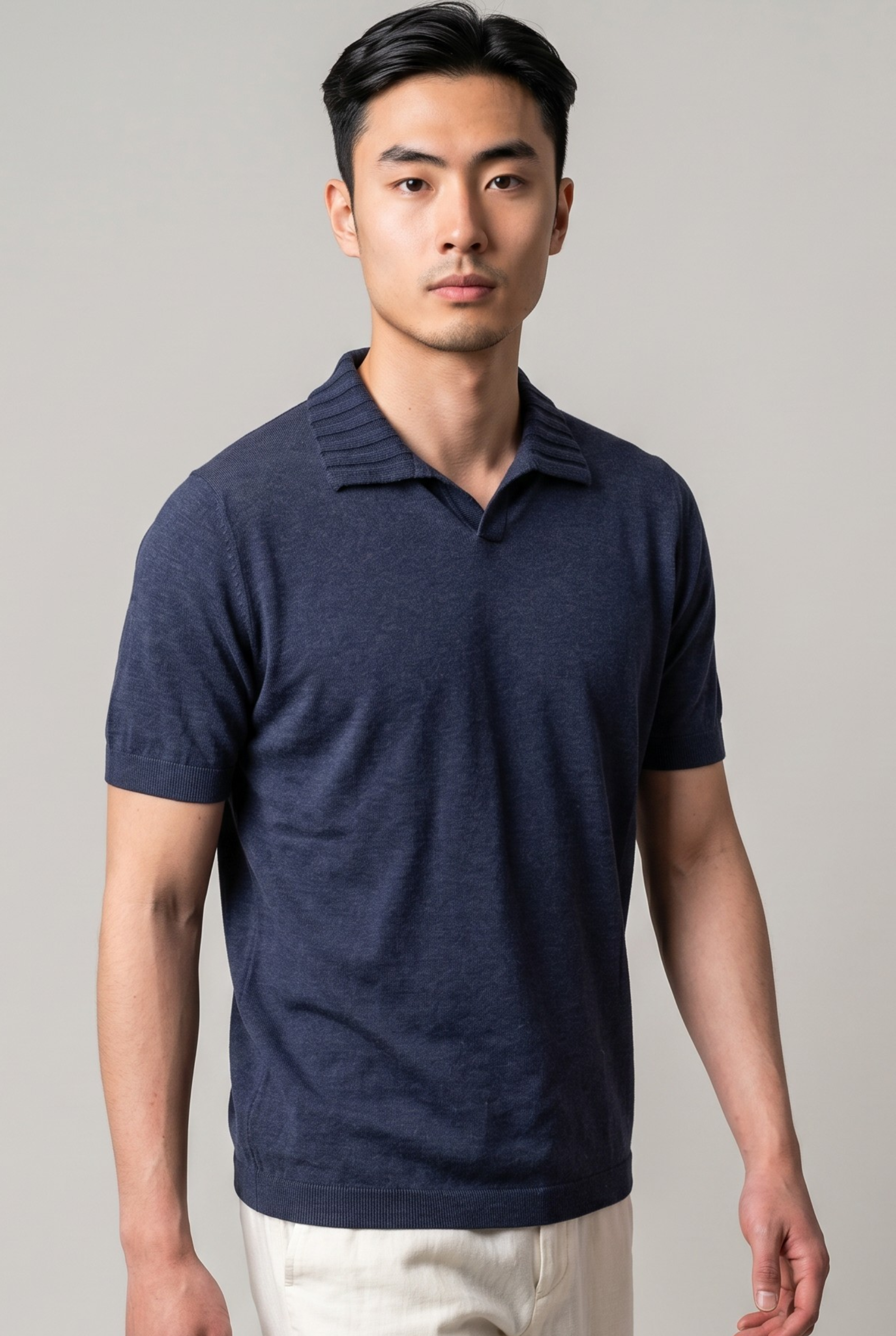 Polo Costiera Denim 100% Cotone