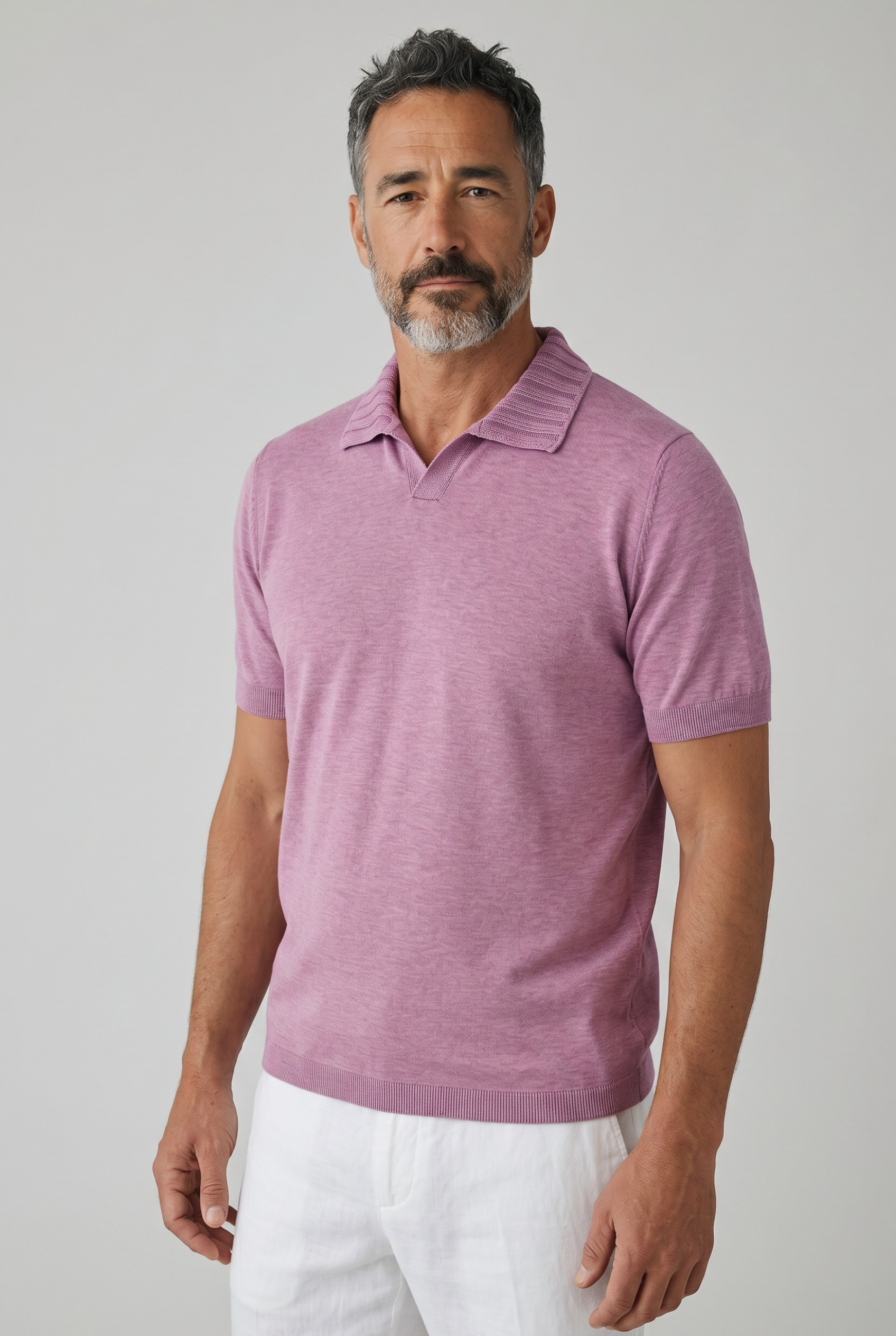 Polo Costiera Poignant Pink 100% Cotton