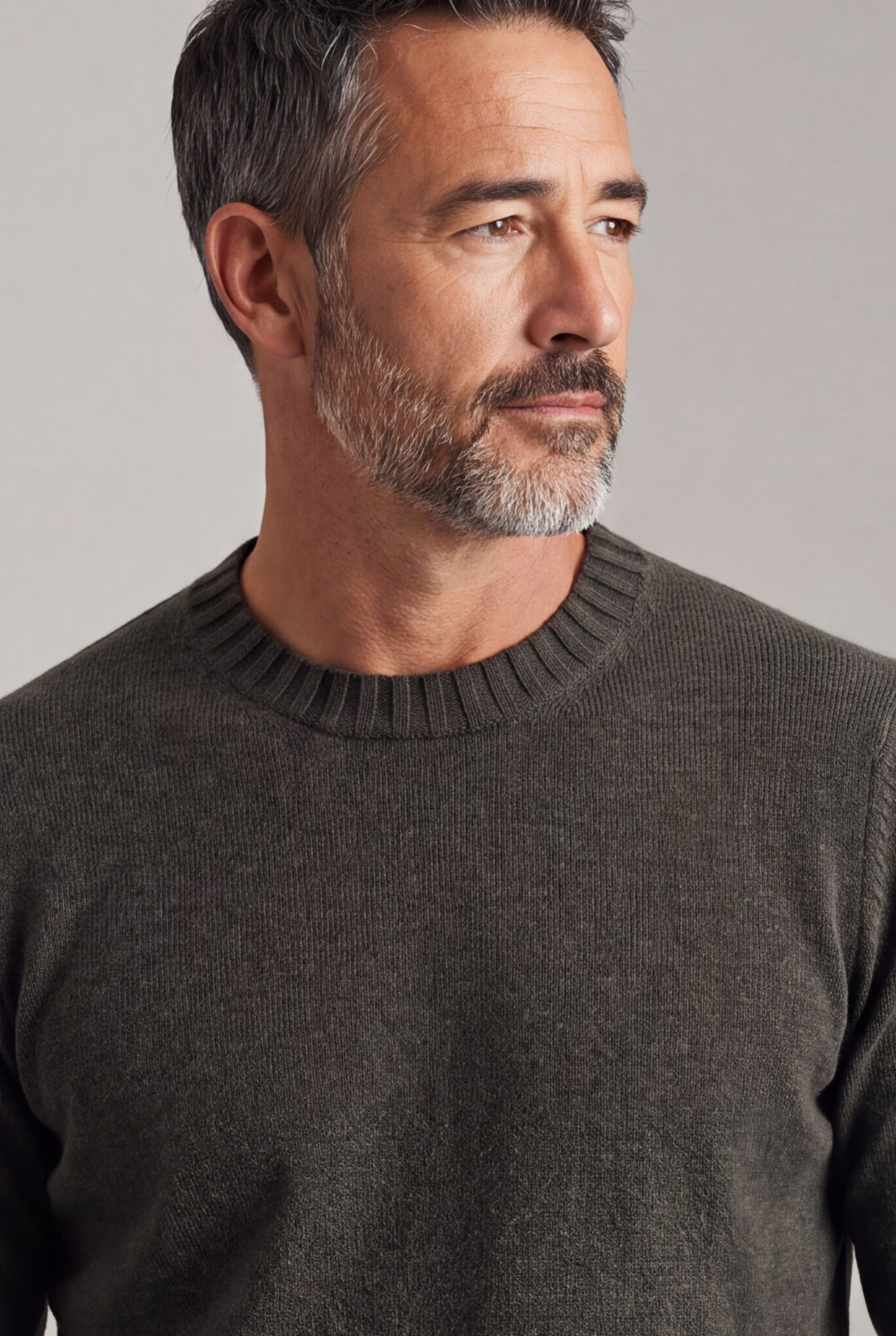 Girocollo Nuvola Loden 100% Cashmere