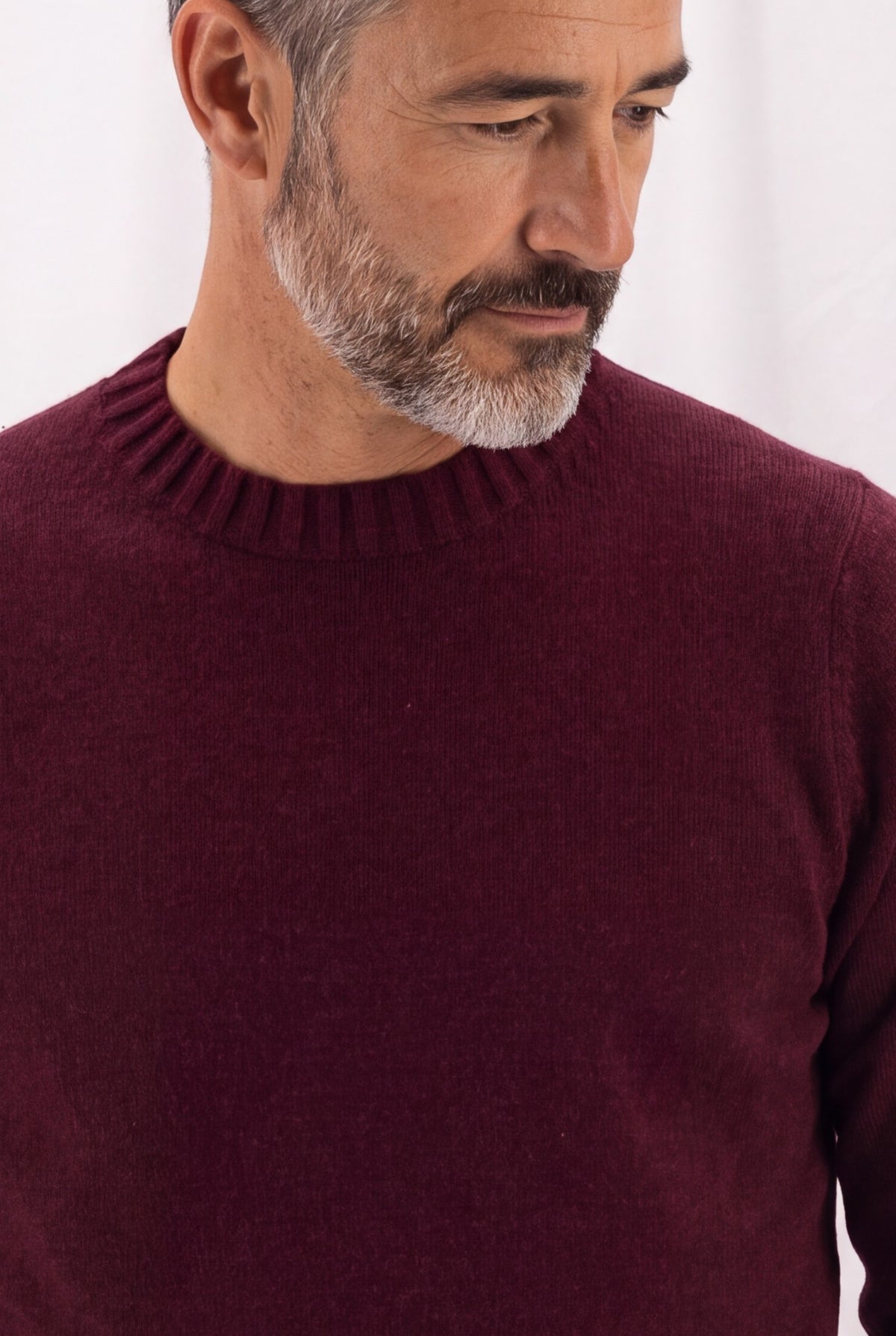 Girocollo Nuvola Bordeaux 100% Cashmere