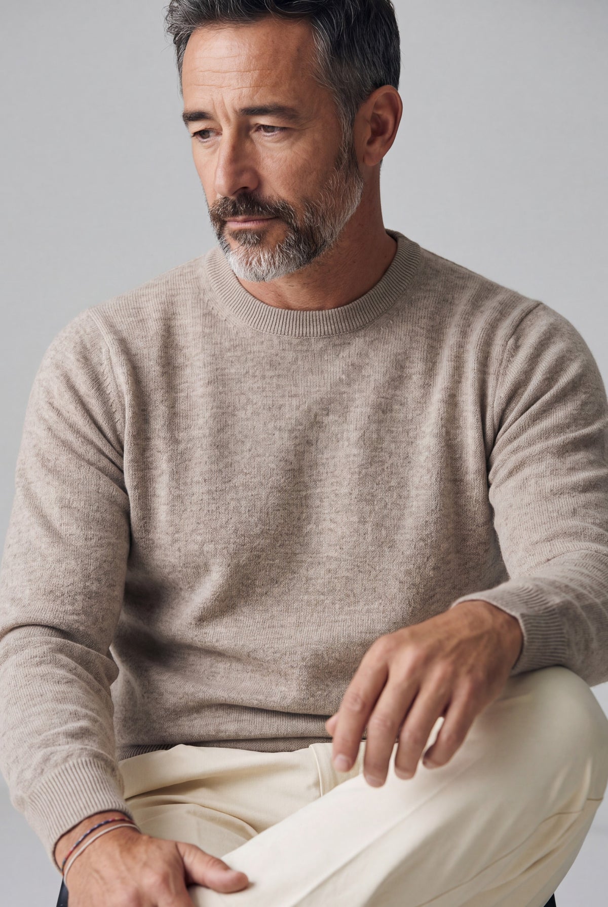 Girocollo Classic Travertino 100% Cashmere
