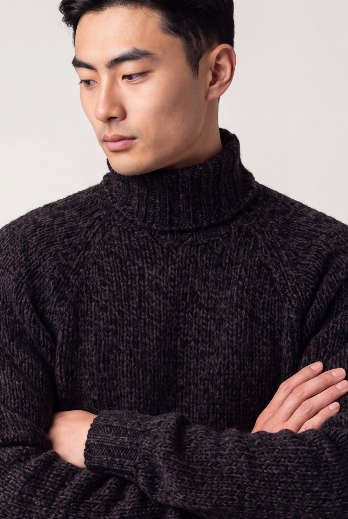 TURTLENECK GLEN MORO WOOL AND CASHMERE