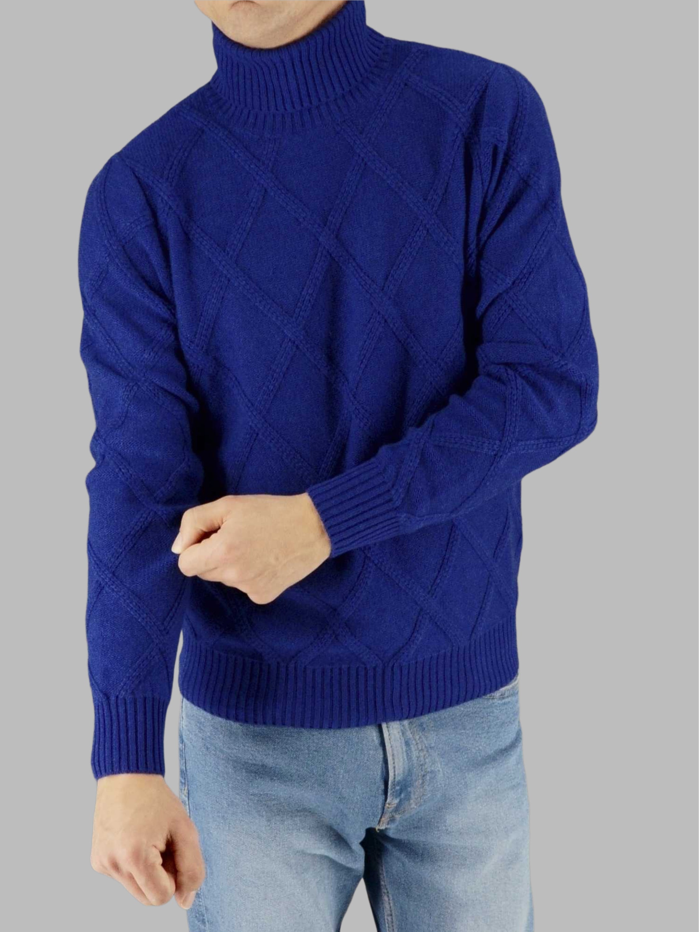 Turtleneck Diamonds Tuareg 100% Cashmere