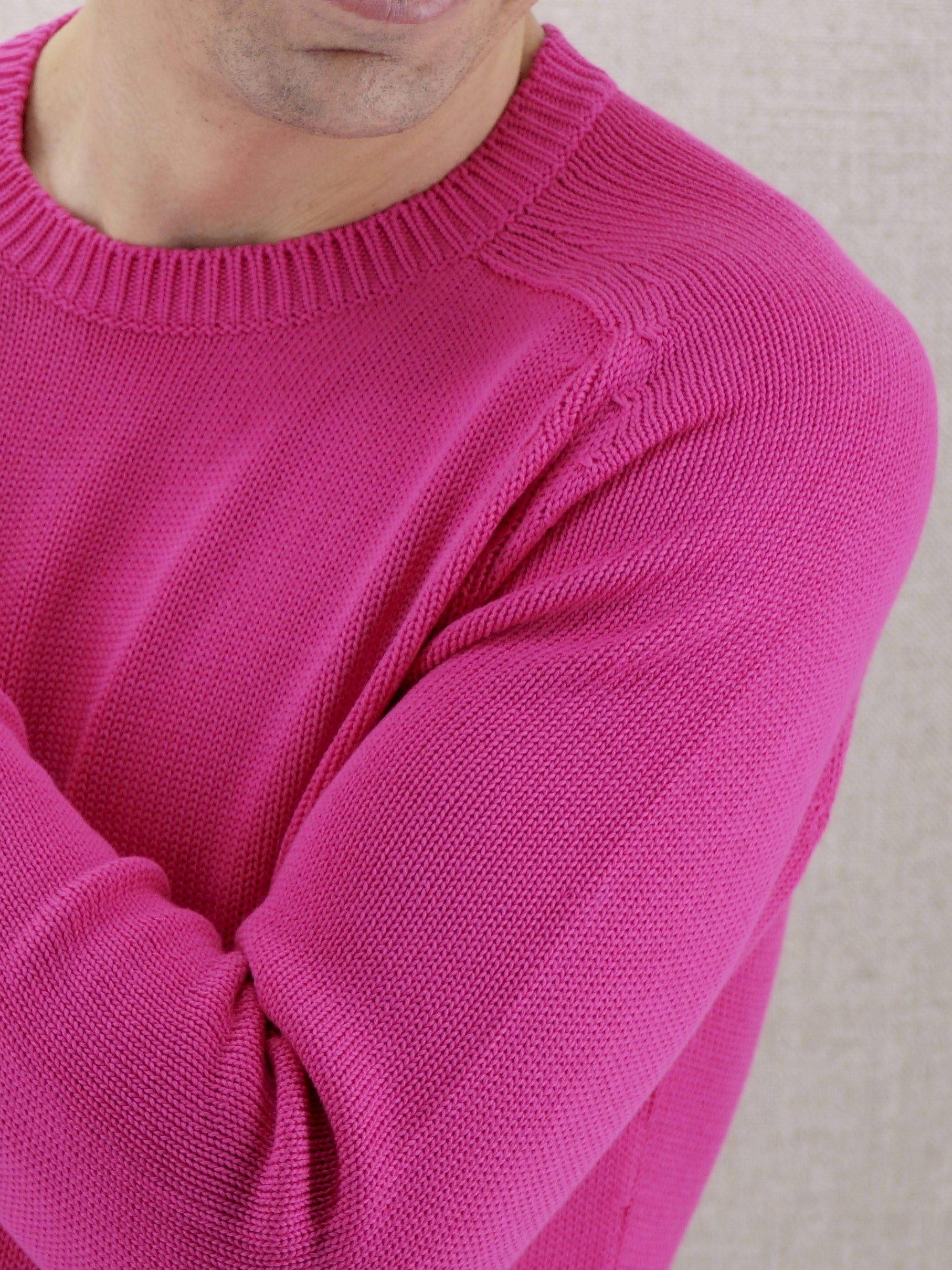 Sella Crew Neck Wild Berry 100% Cotton