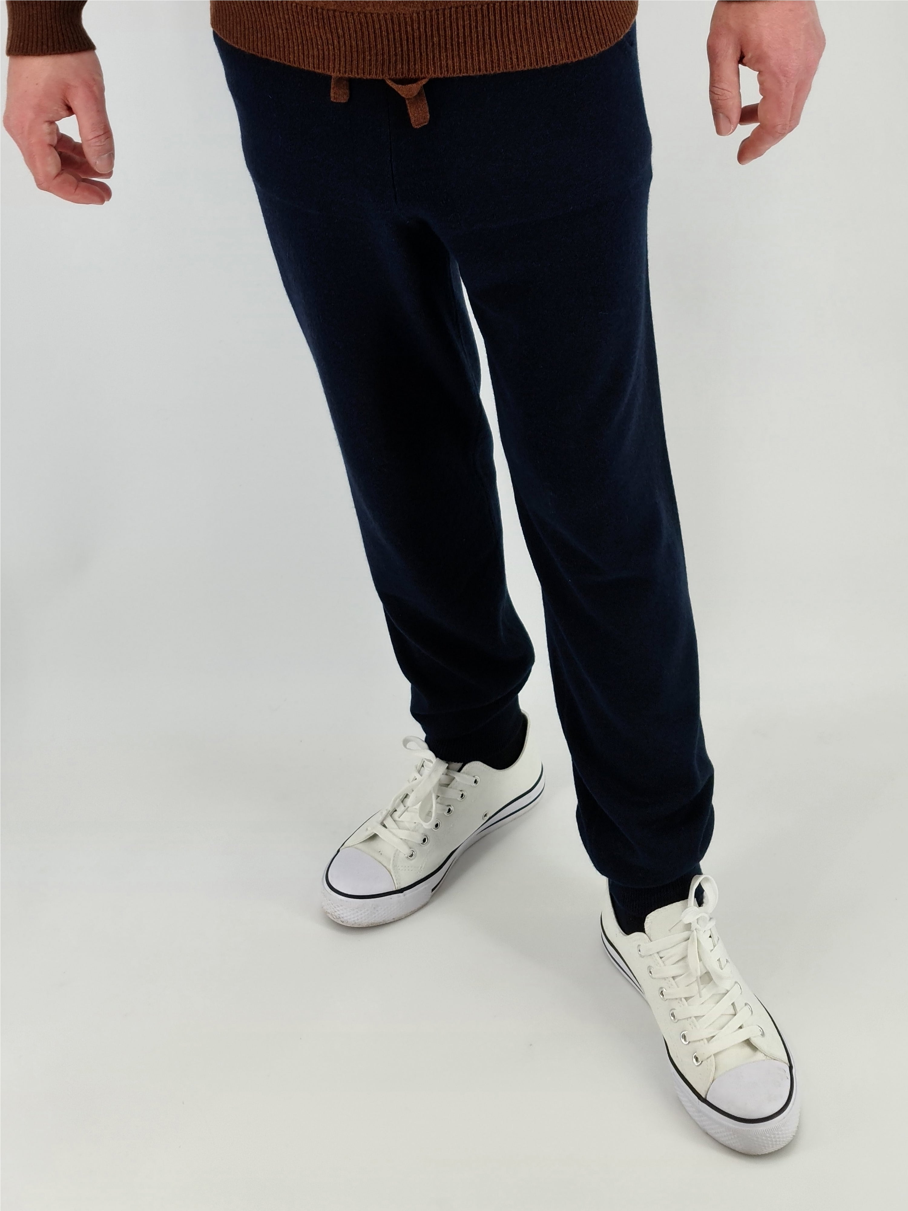 Pants 100% Cashmere Bourbon Blue