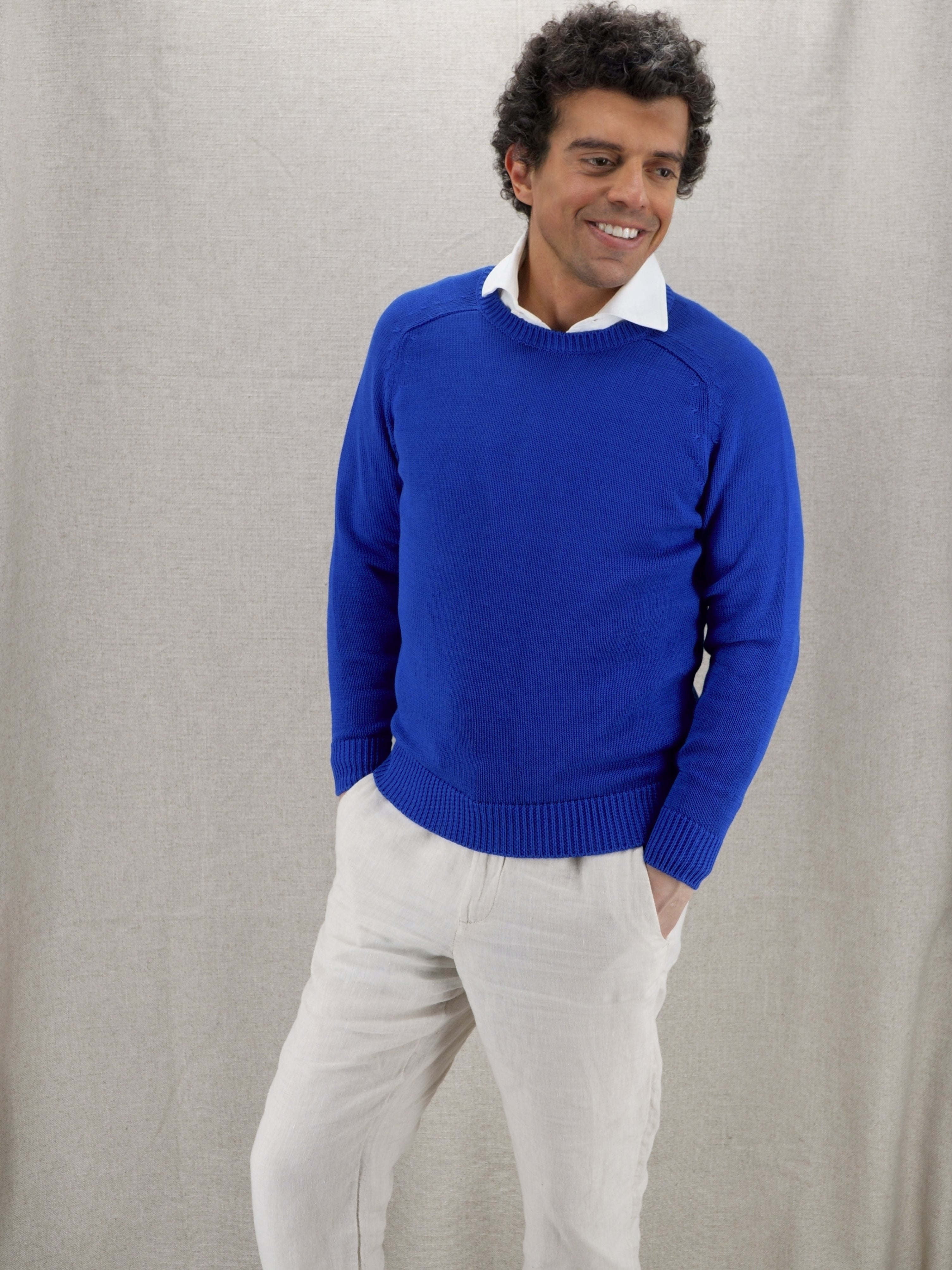 Sella Crew Neck Riviera 100% Cotton