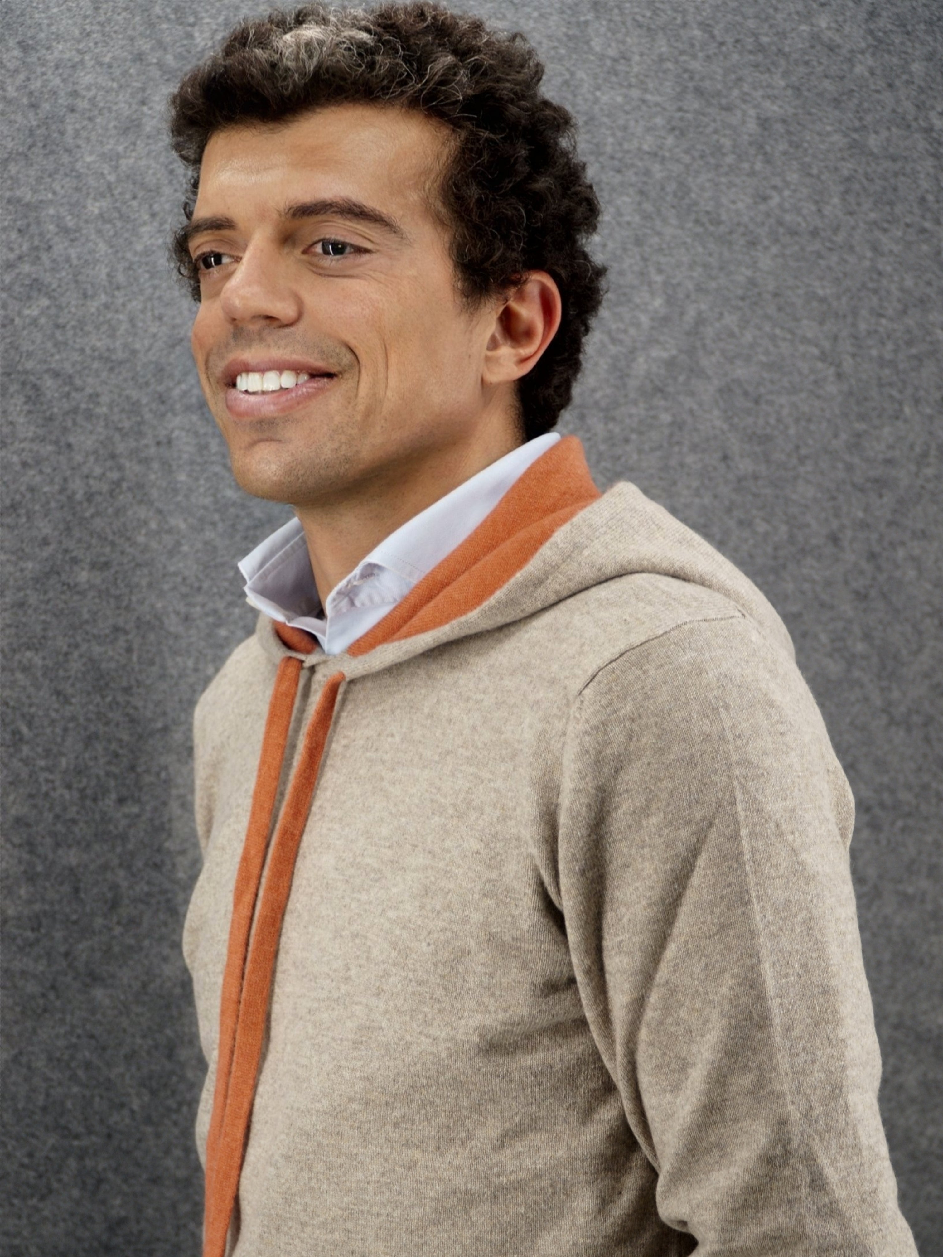 Hoodie Grapeseed 100% Cashmere