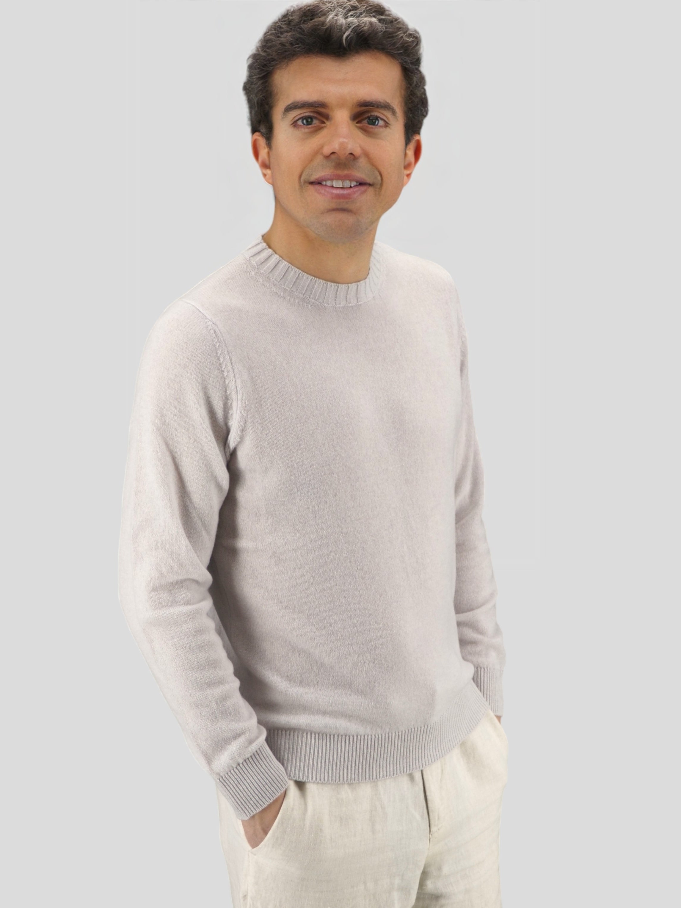 Girocollo Nuvola Sasso 100% Cashmere