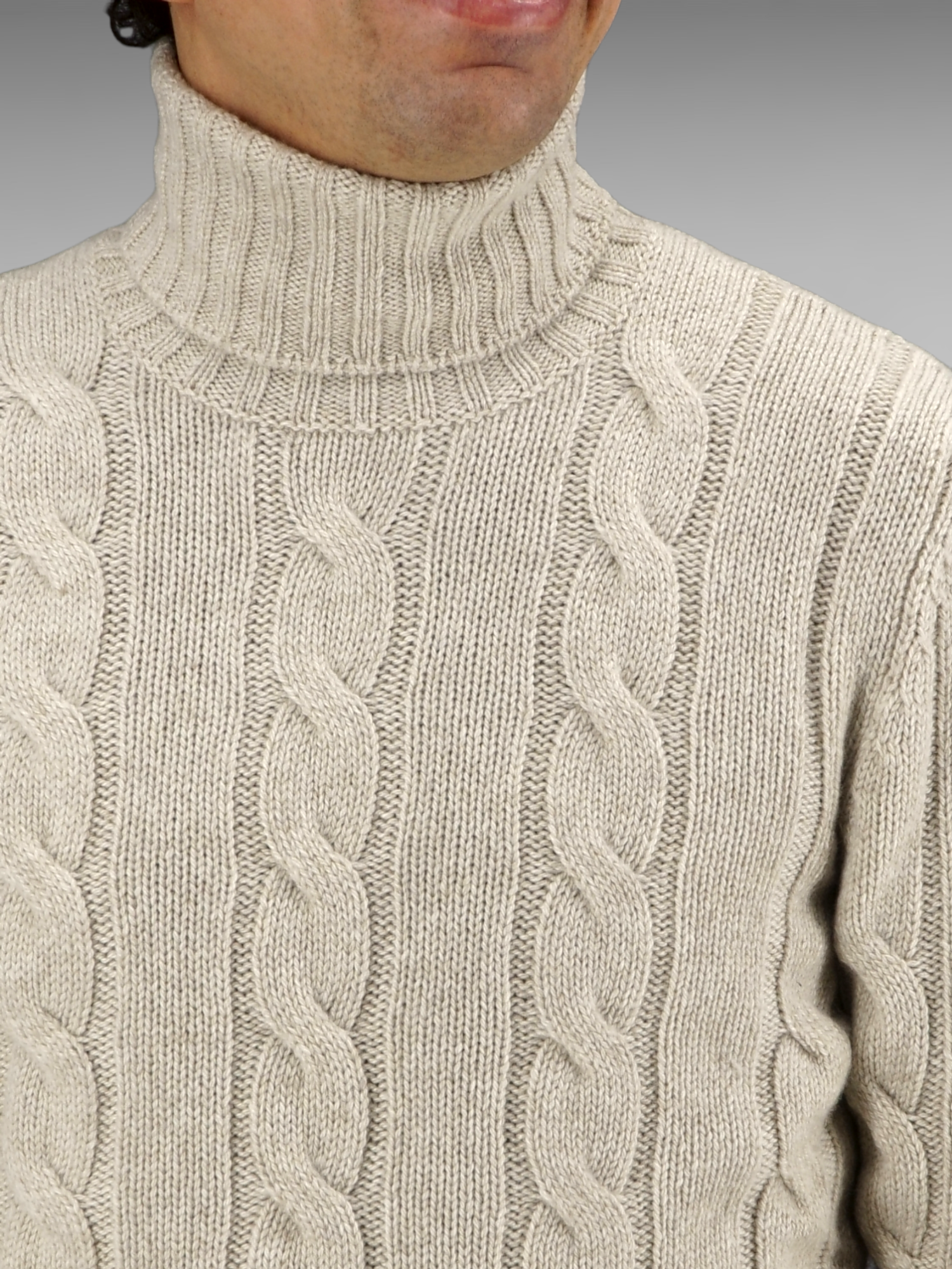 Dolcevita Treccia Larga Natural Brown 100% Cashmere