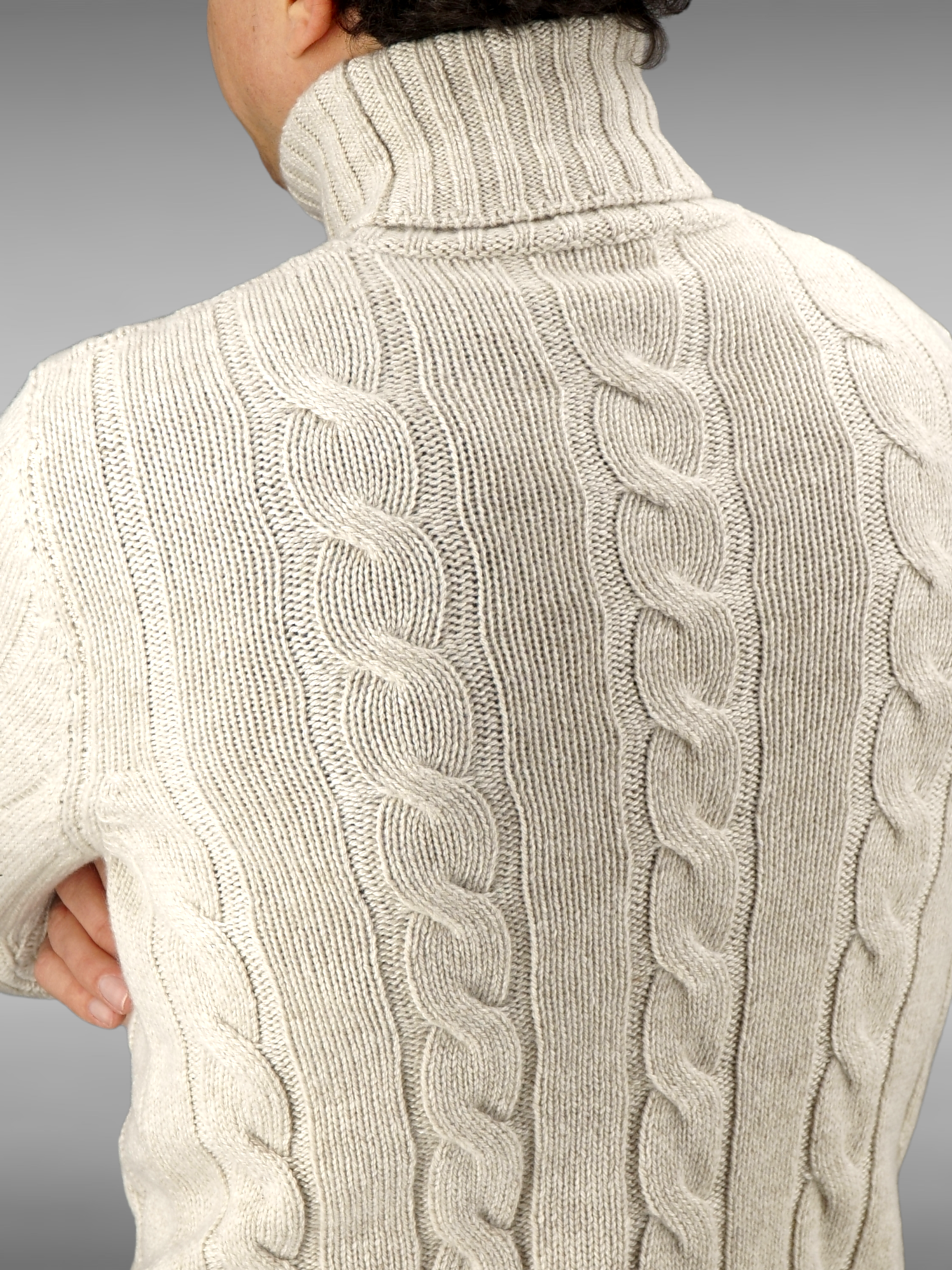 Dolcevita Treccia Larga Natural Brown 100% Cashmere