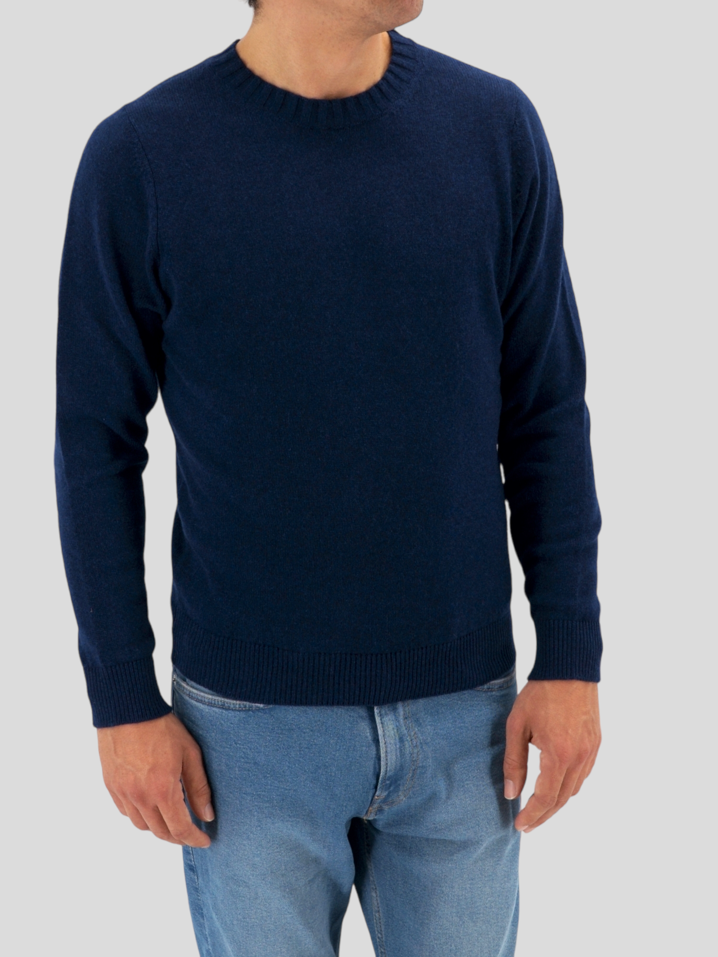 Girocollo Nuvola Inchiostro 100% Cashmere