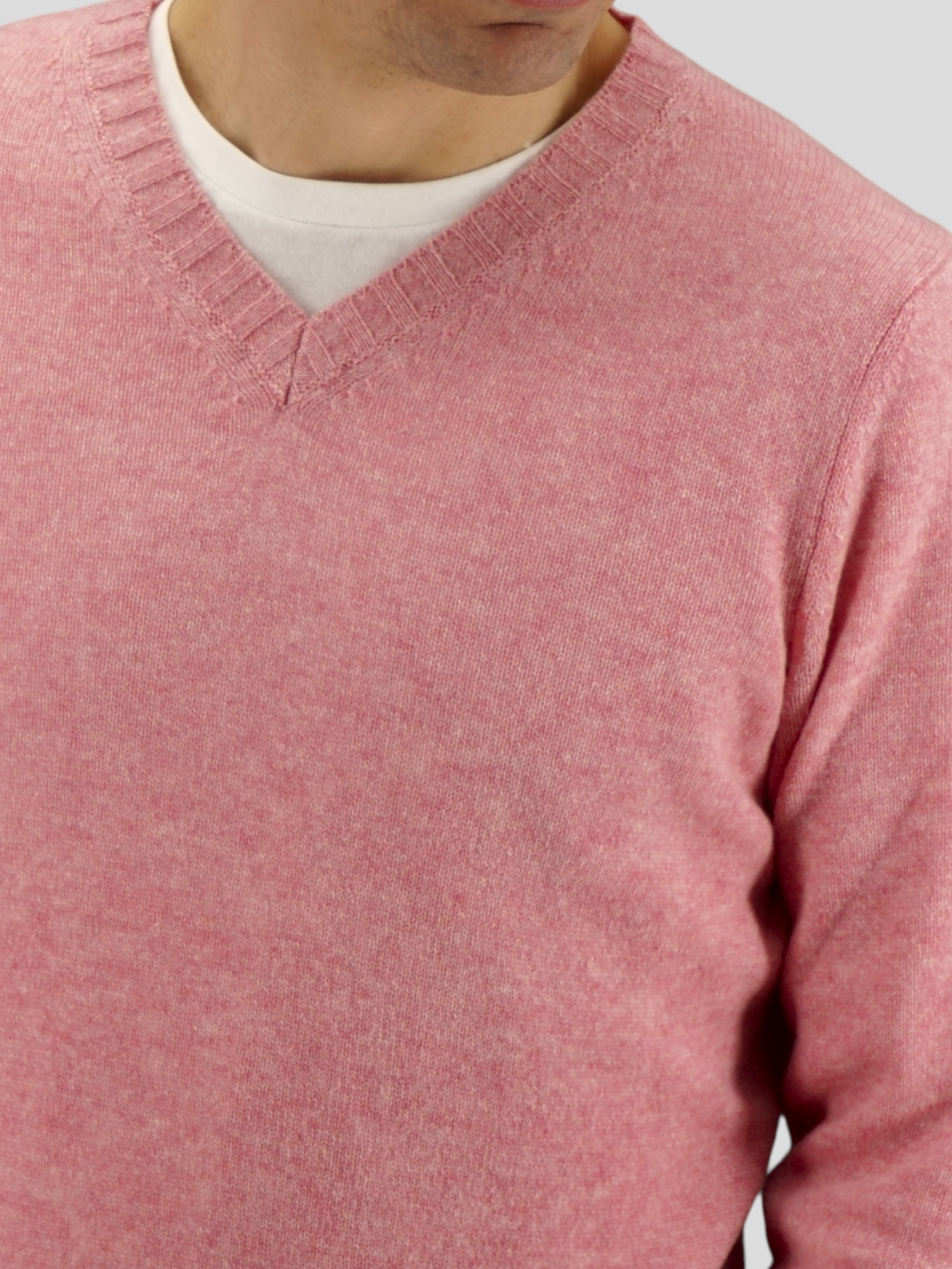 Scollo V Nuvola Briar Rose 100% Cashmere