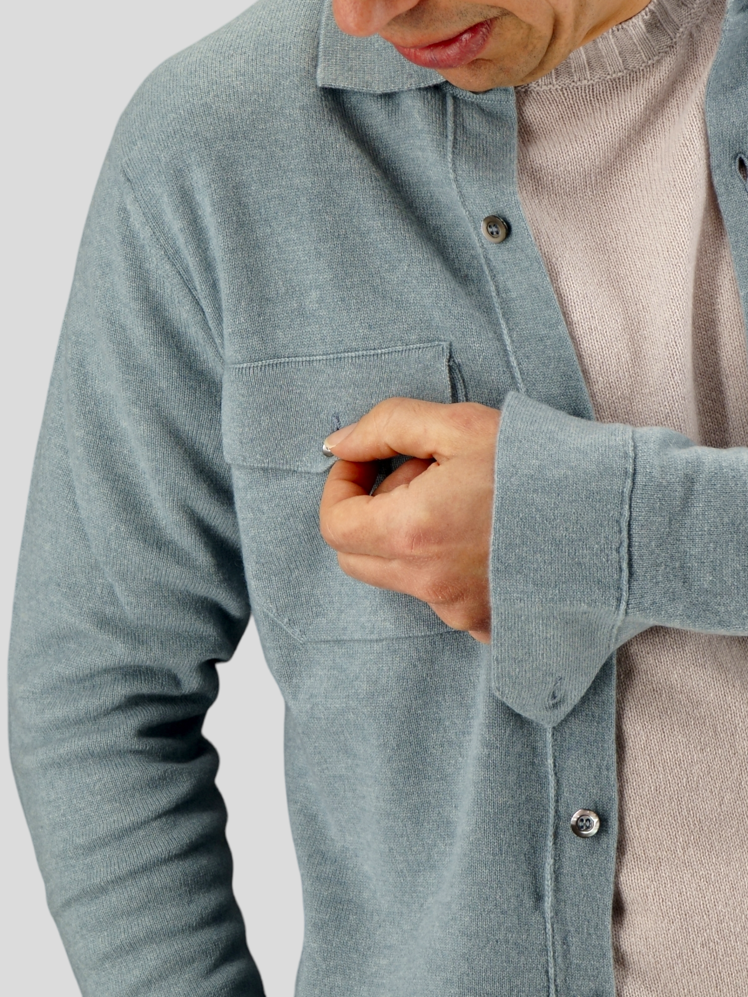 Safari Shirt Mercury 100% Cashmere