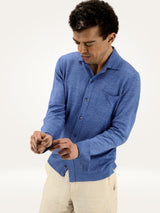 Knitted Shirt Riviera 70% Linen 30% Silk