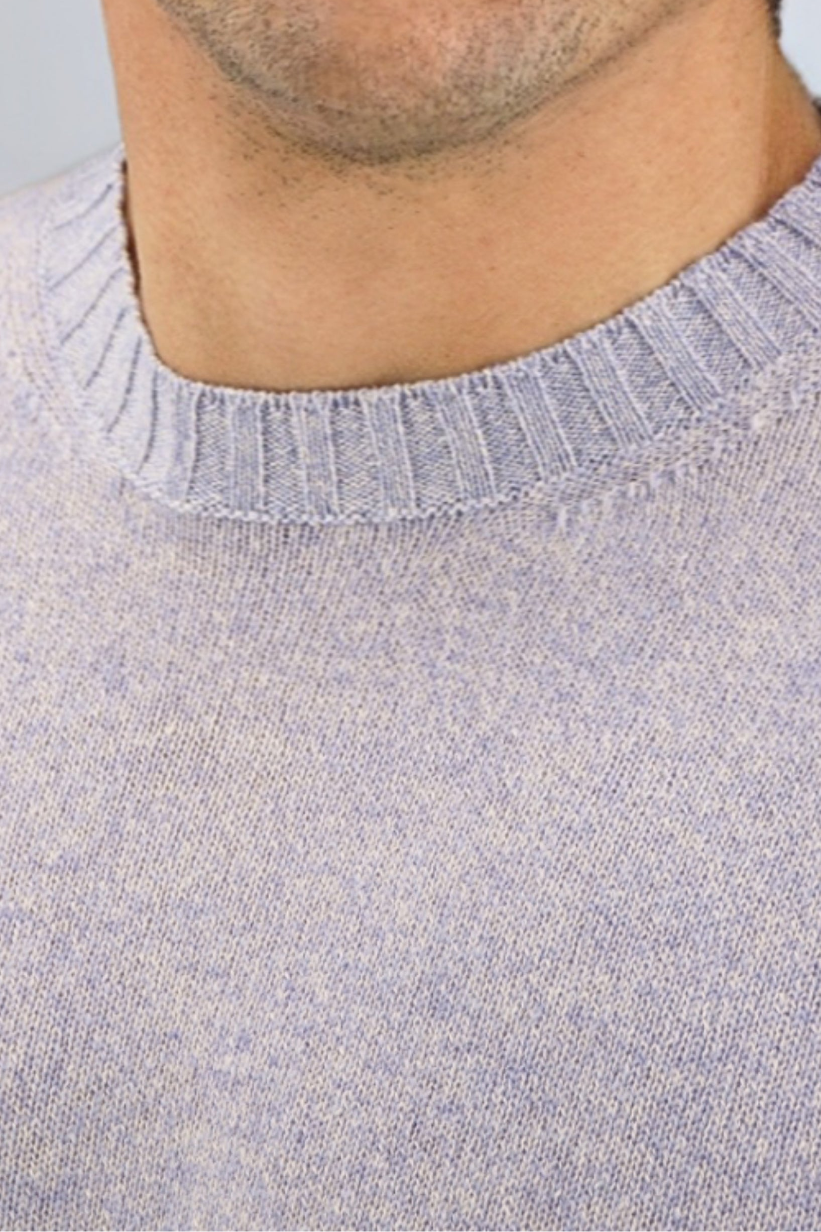 Girocollo Nuvola Glicine 100% Cashmere