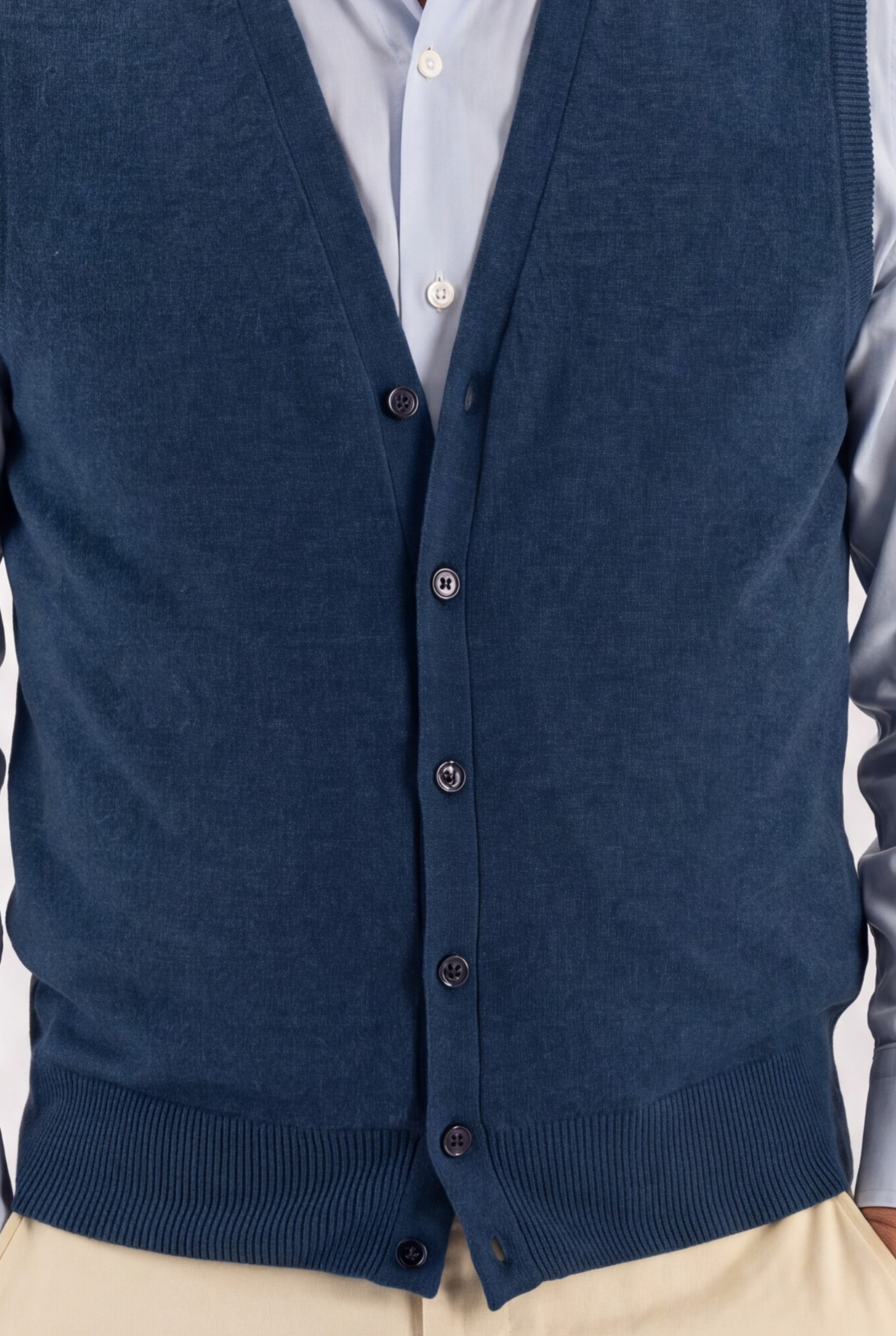 GILET BOTTONI PRUSSIA 100% CASHMERE