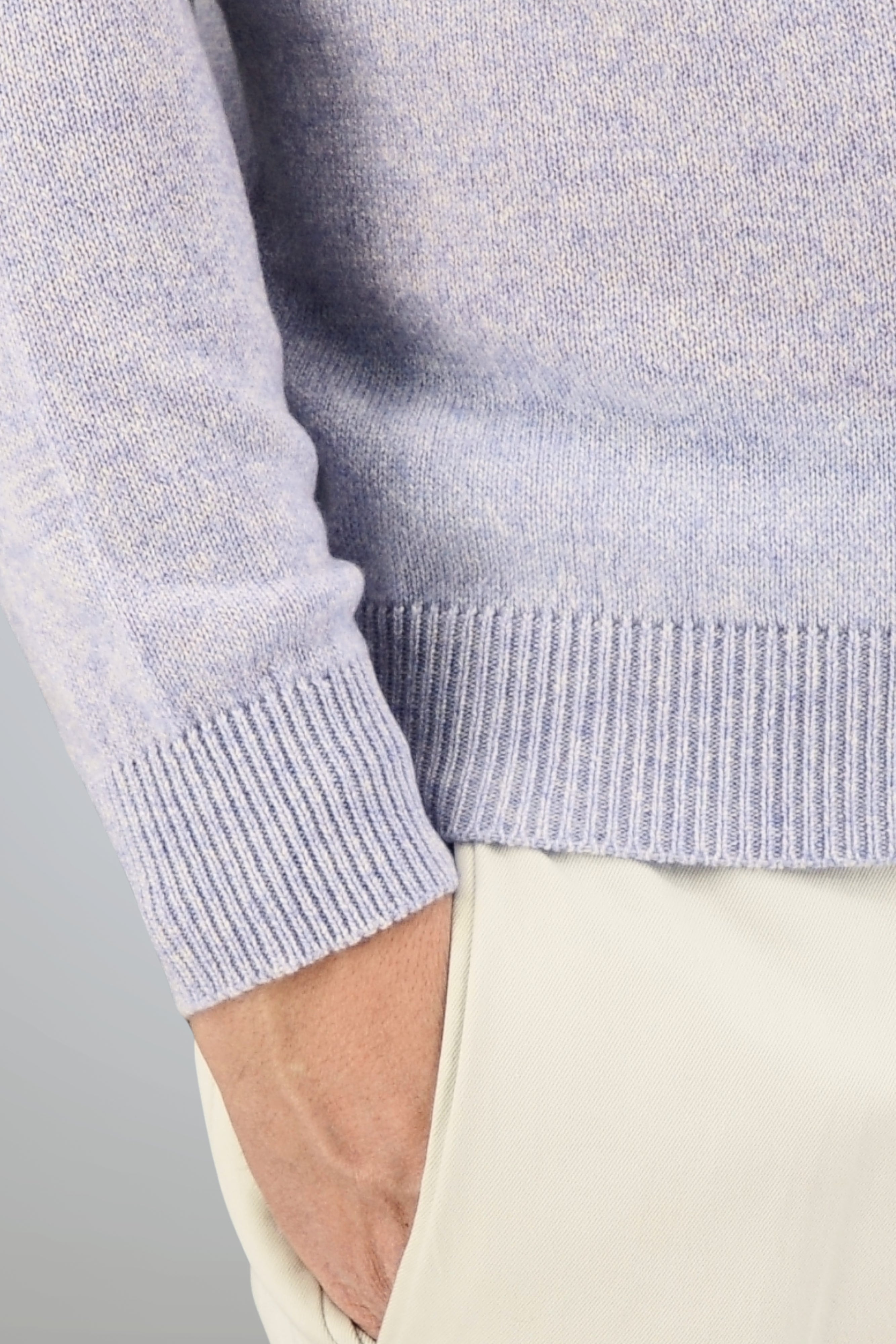 Girocollo Nuvola Glicine 100% Cashmere