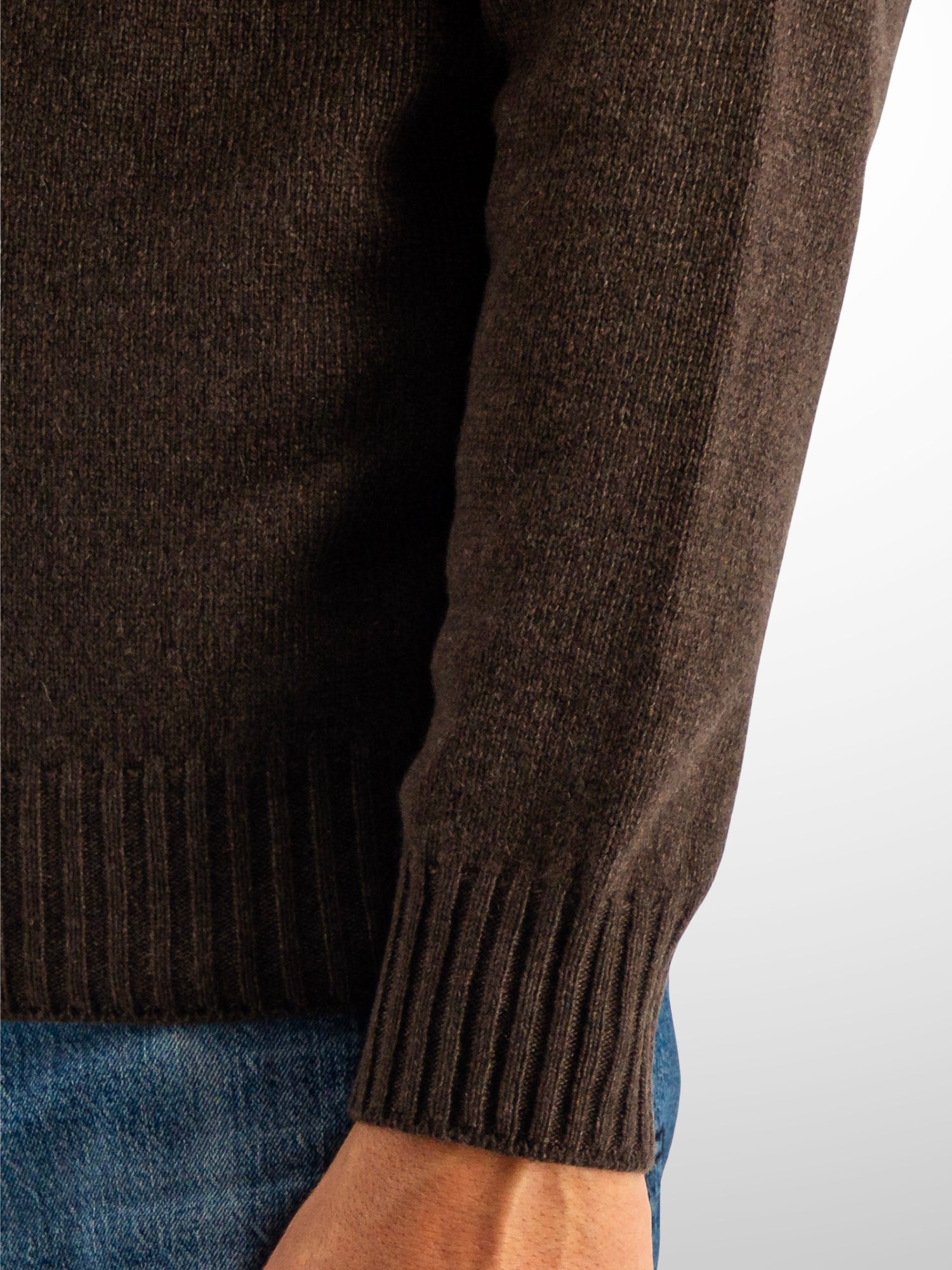Girocollo Fleece Moro 100% Cashmere