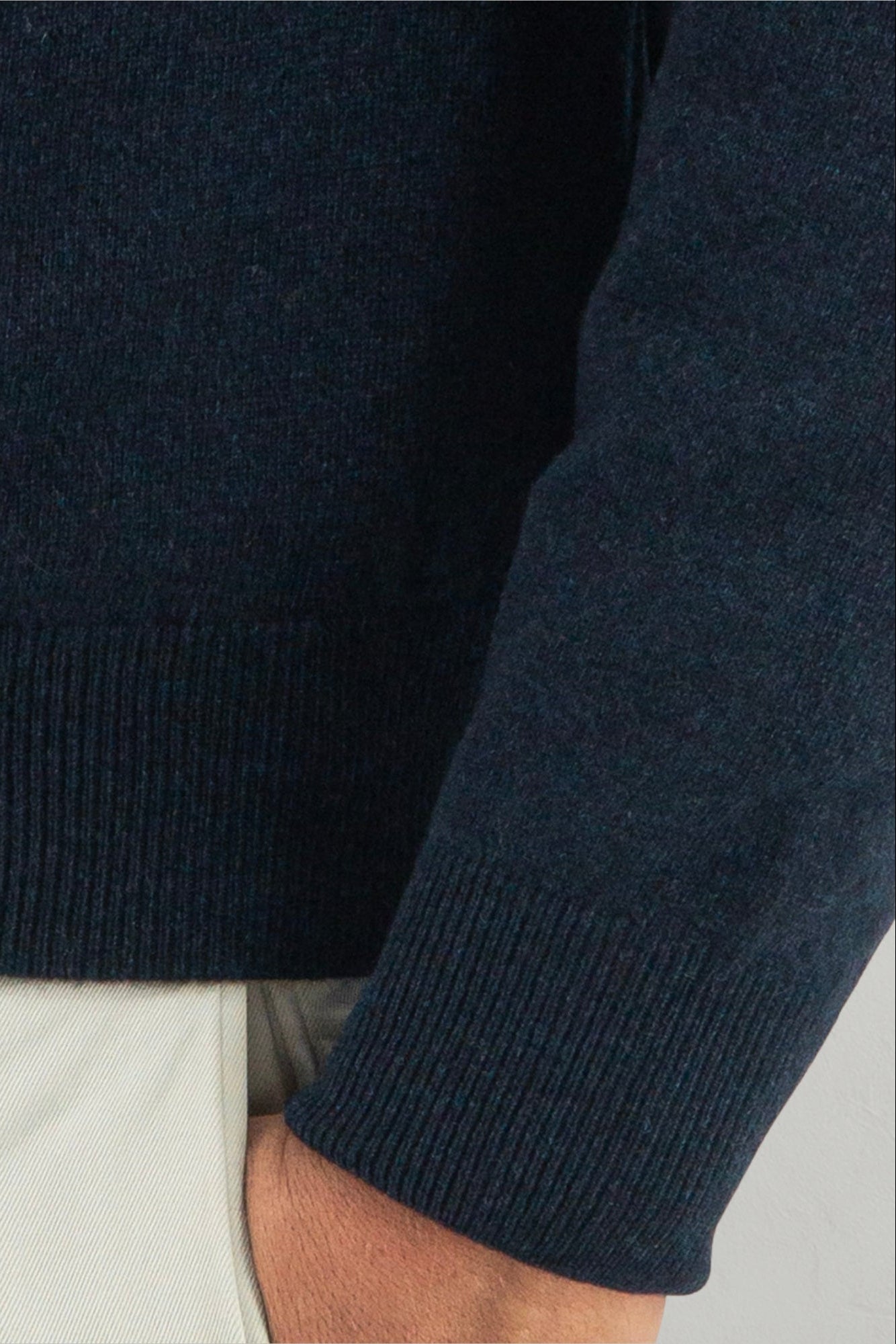 Cardigan 2 Ply 100% Cashmere - Moka