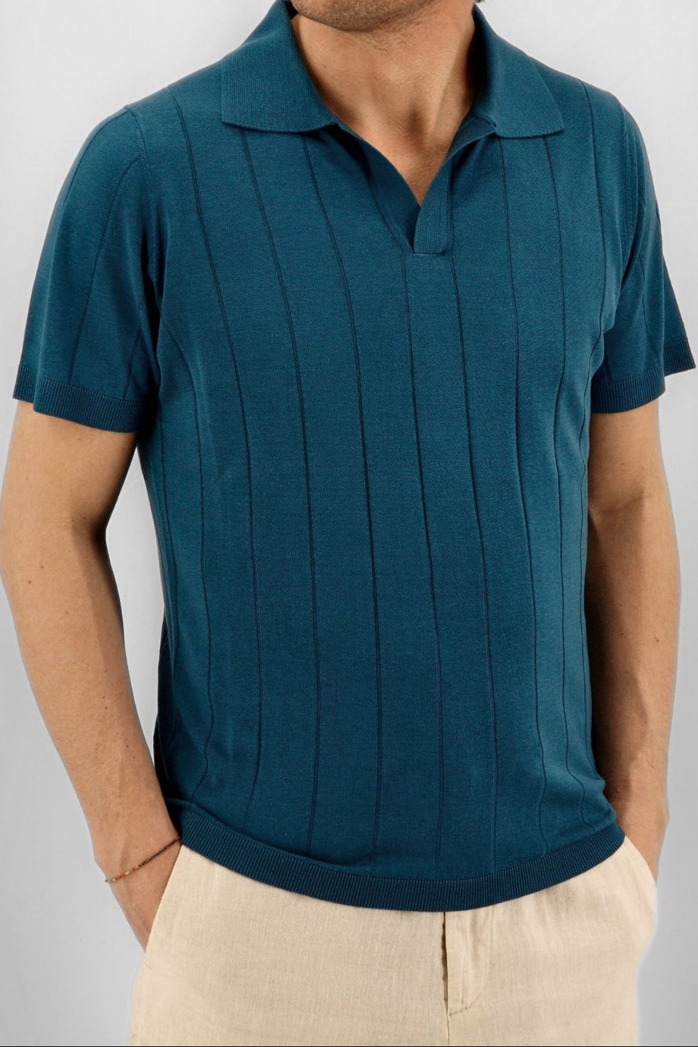 Fly Polo Ocean 100% Silk