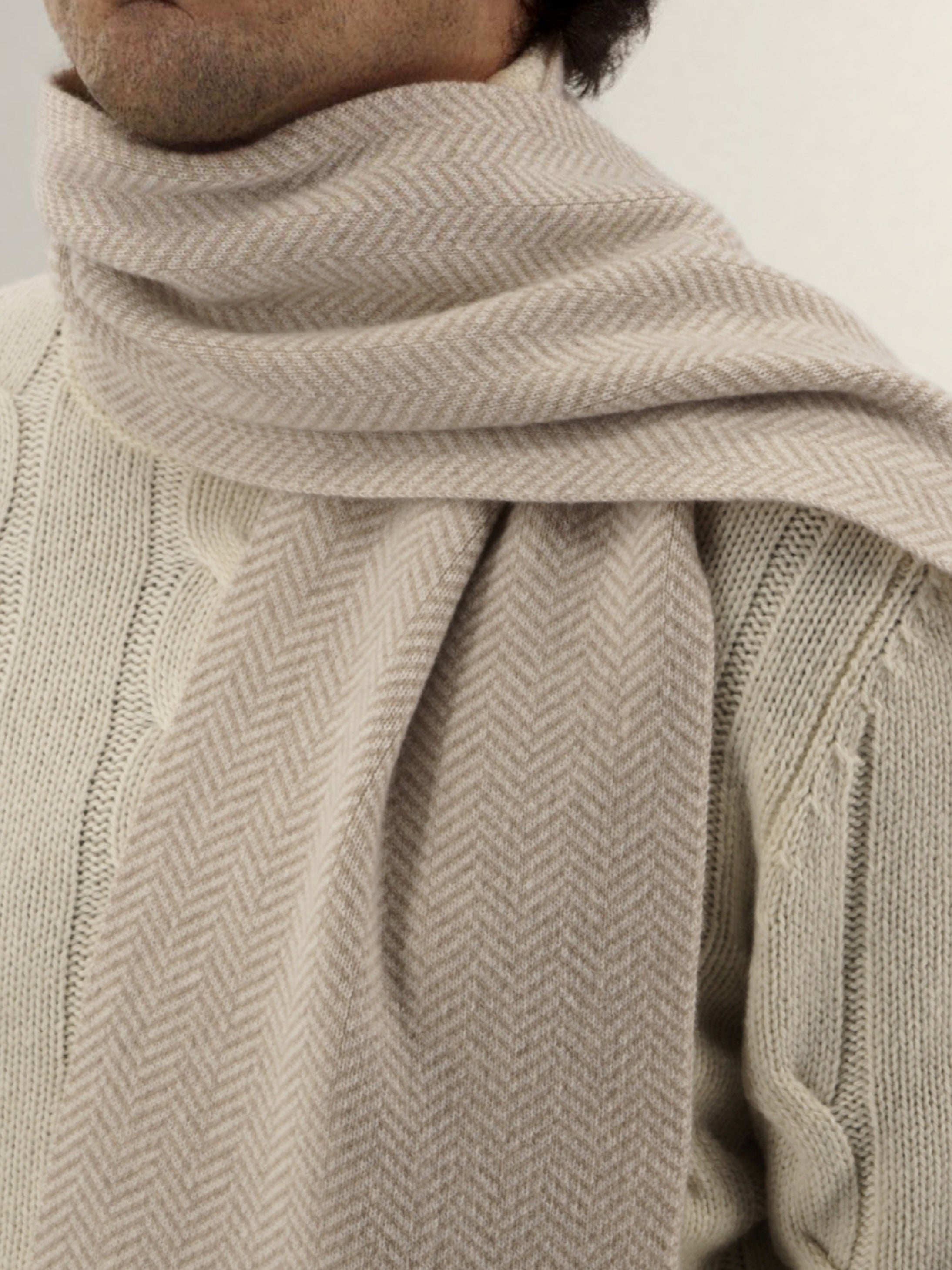 Sciarpa Jacquard Brera 100% Cashmere